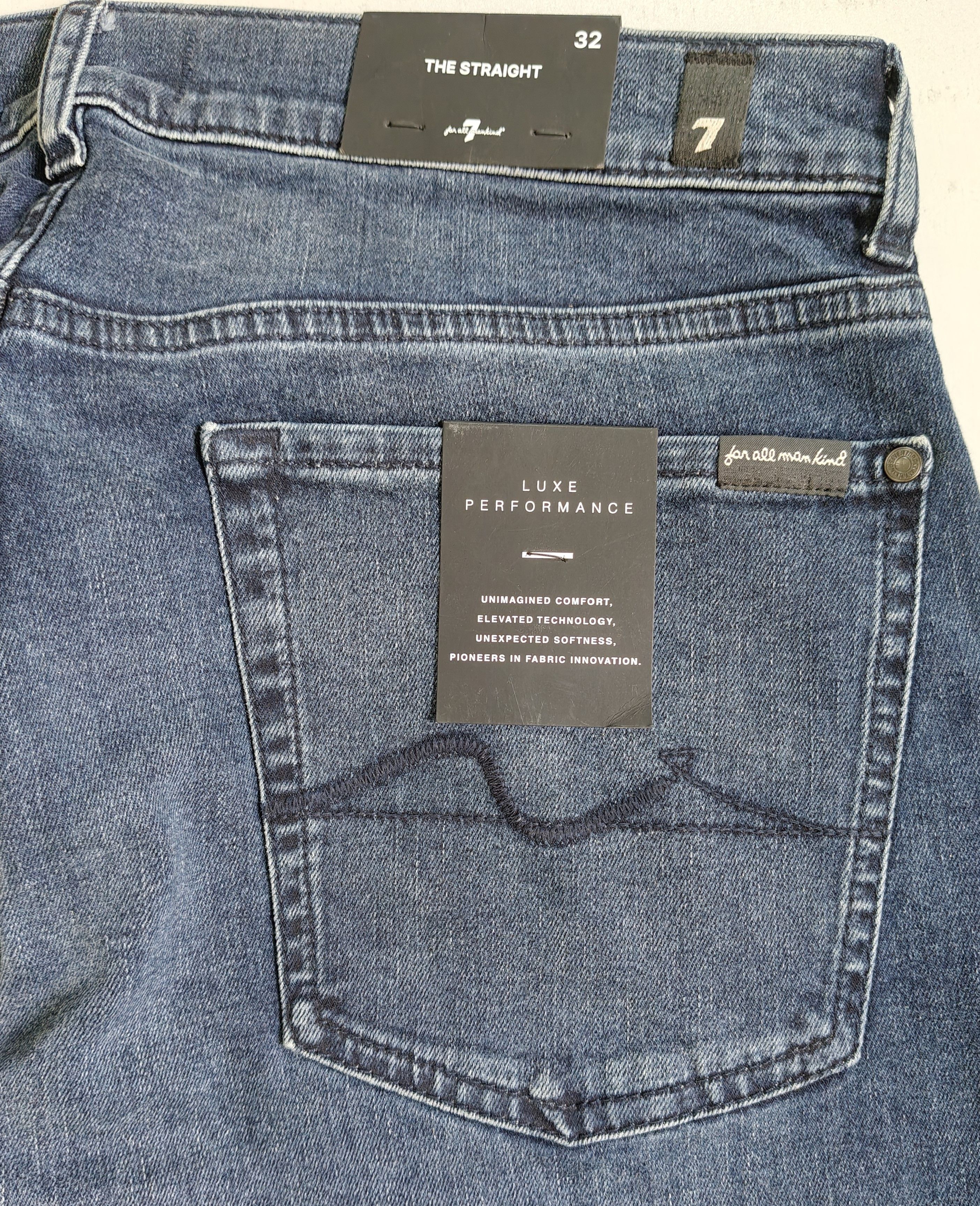 7 For All Mankind 7 For All ManKind THE STRAIGHT Jeans T/ 6008 Size US 32 / EU 48 - 14 Thumbnail