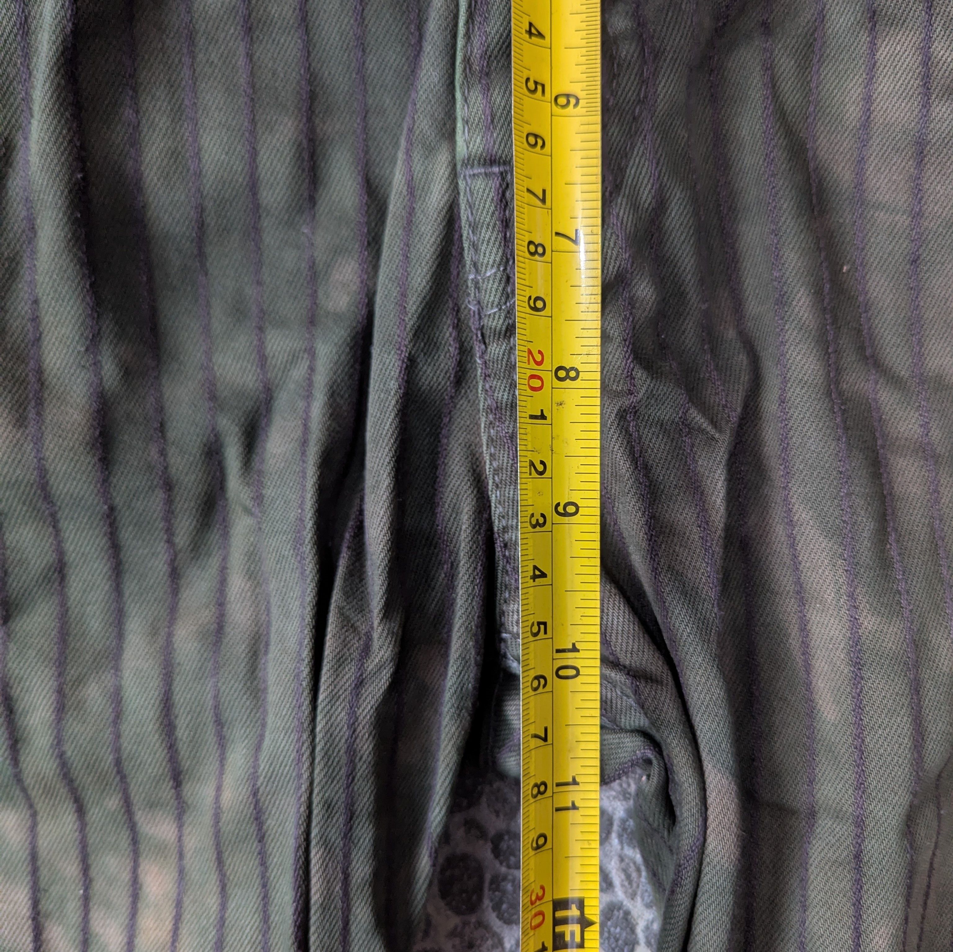 Japanese Brand UNITED ARROWS Japan Distressed Jeans Pant Striped Faded Size US 33 - 15 Thumbnail