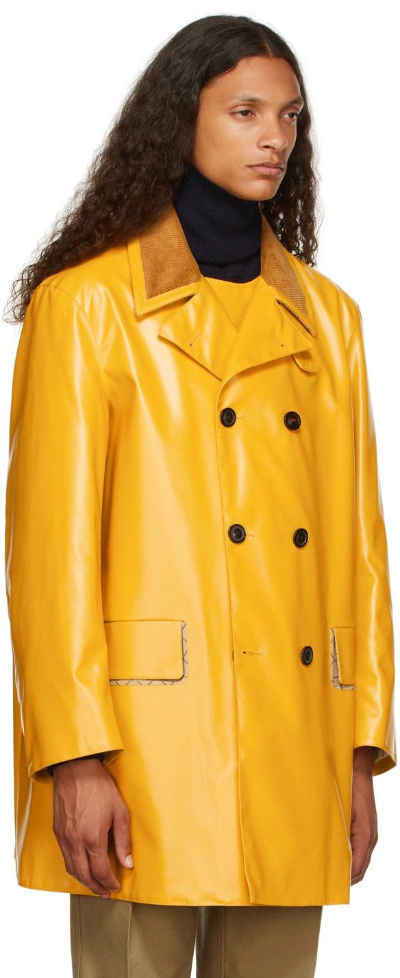 Maison Margiela o1y1124 Canvas Coat in Yellow Size US M / EU 48-50 / 2 - 2 Thumbnail