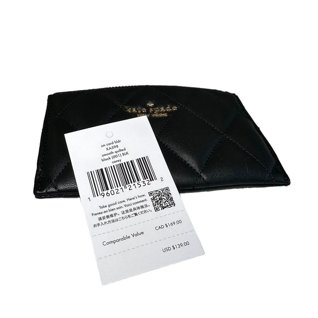 Kate Spade Kate spade Carey Small Card Holder with Keyring Black Size ONE SIZE - 5 Thumbnail
