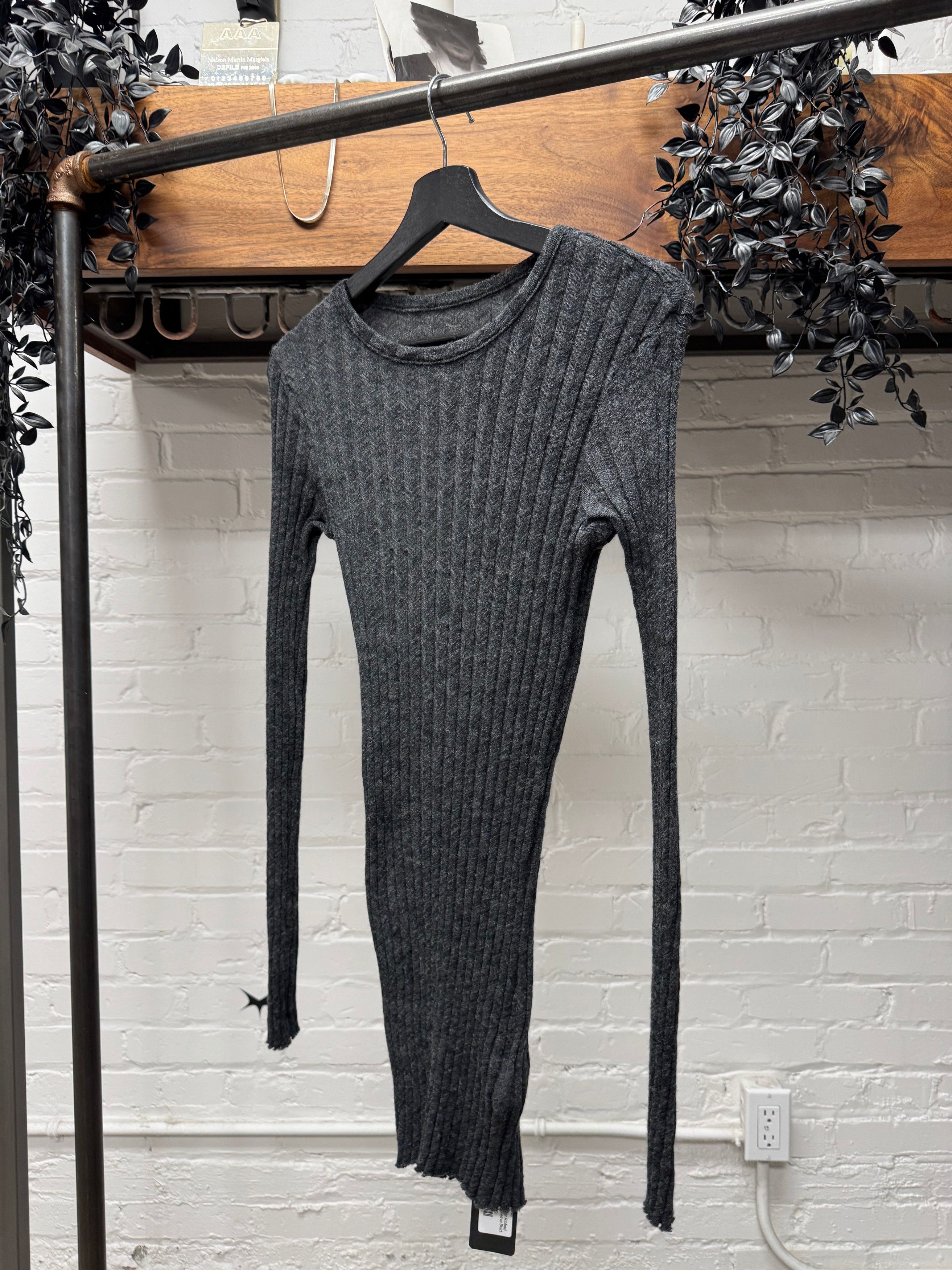 Yohji Yamamoto Yohji Yamamoto Y’s Ribbed Wool Stretch Long Sleeve Size US M / EU 48-50 / 2 - 1 Thumbnail