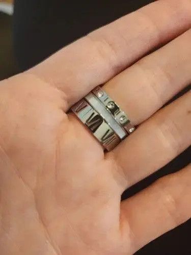 Jewelry (Three Layers Roman Numeral Ring Size 5-11 ) Size ONE SIZE - 2 Thumbnail
