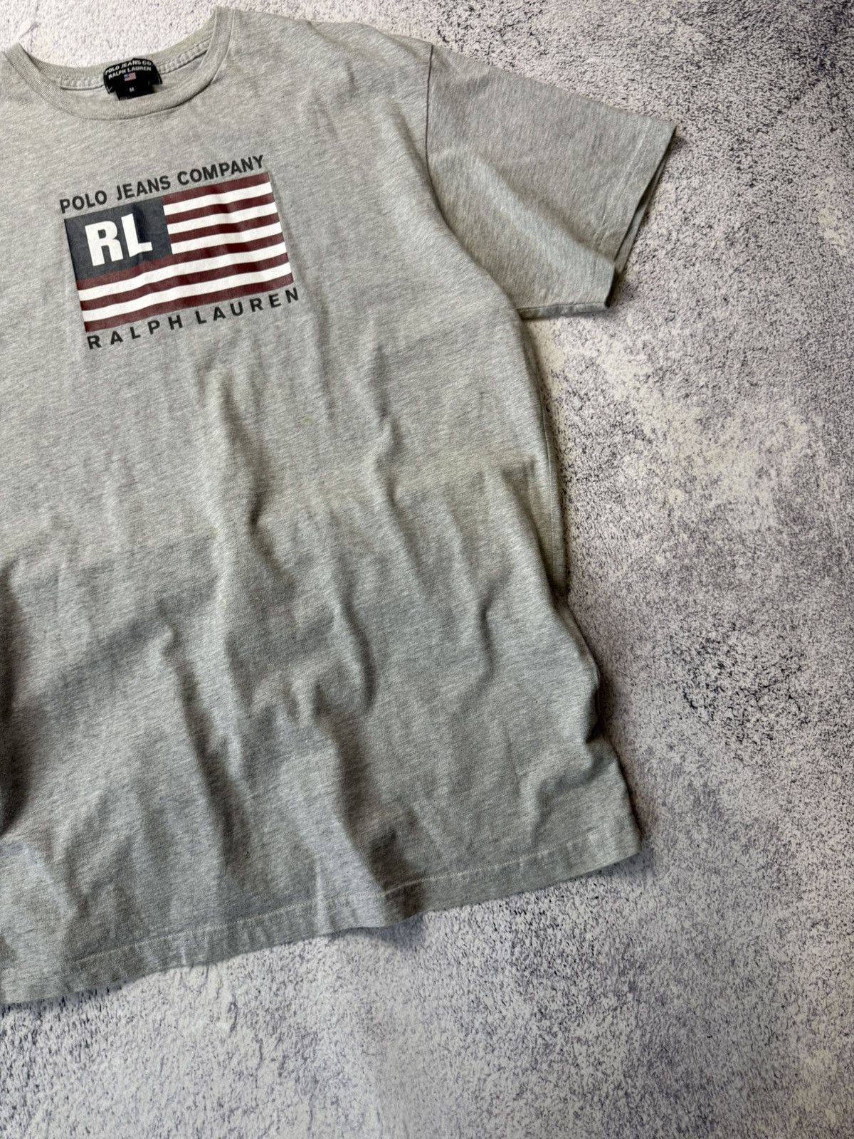 Ralph Lauren Vintage Polo Jeans Co Ralph Lauren T Shirt USA Flag Y2K Size US M / EU 48-50 / 2 - 6 Thumbnail
