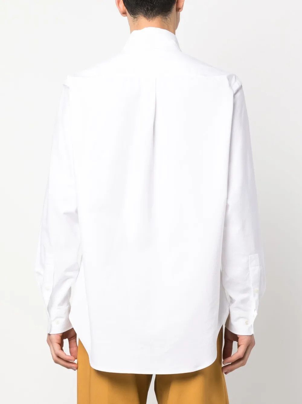Palm Angels o1y0325 Logo Solid Color Shirt in White Size US M / EU 48-50 / 2 - 4 Thumbnail