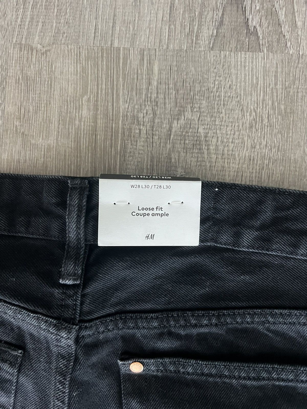 H&M Black Denim Size US 28 / EU 44 - 4 Thumbnail