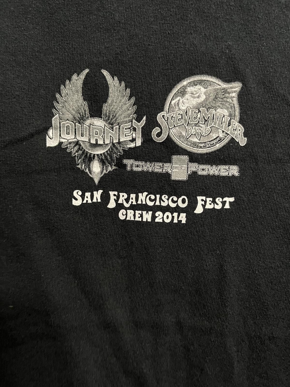 Gildan Journey Steve Miller Band T-shirt San Fran Fest Crew 2014 XL Size US XL / EU 56 / 4 - 3 Thumbnail