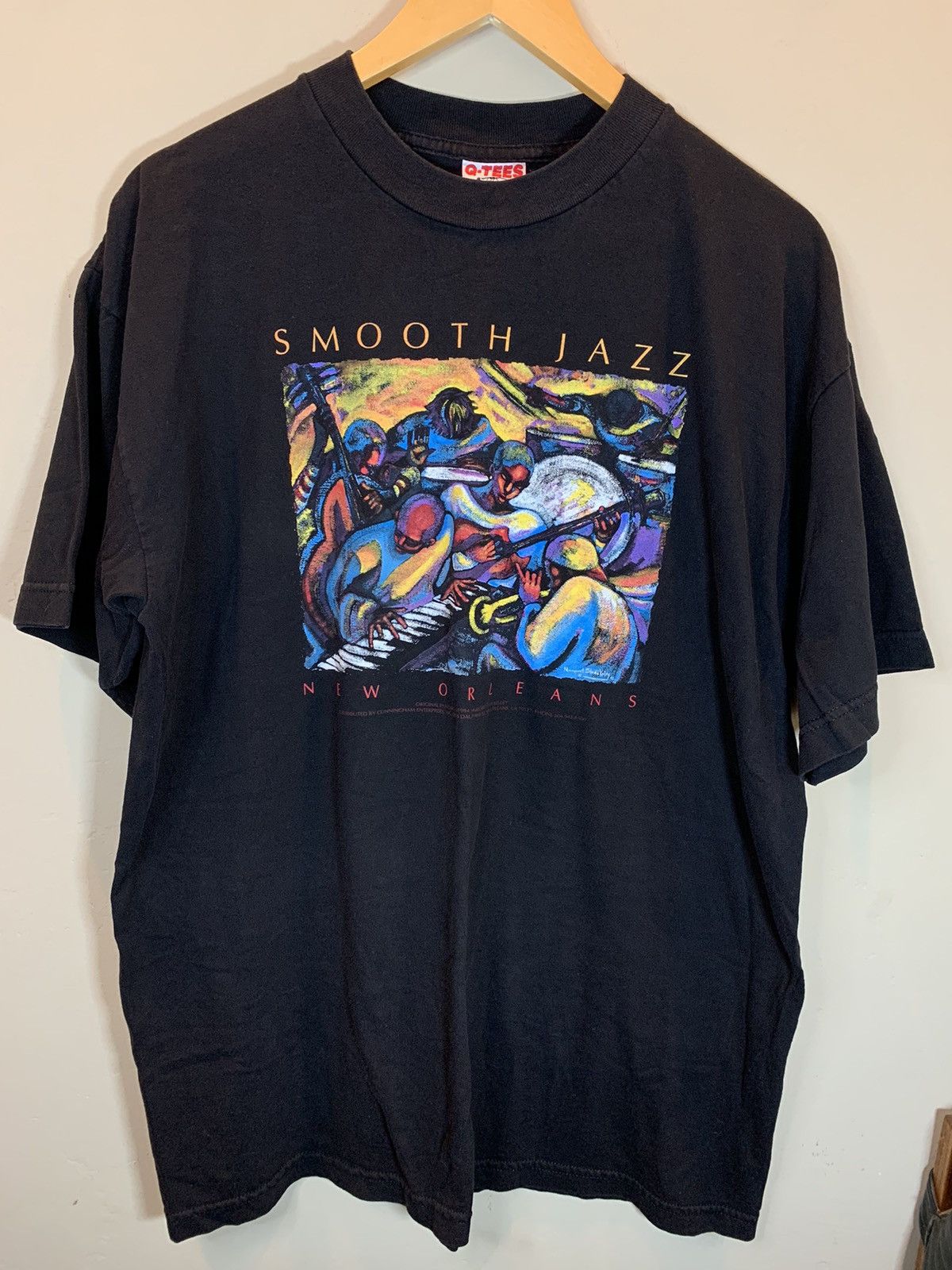 Vintage *RARE* Vintage 1994 Smooth Jazz New Orleans Music Art Shirt Size US XL / EU 56 / 4 - 1 Thumbnail