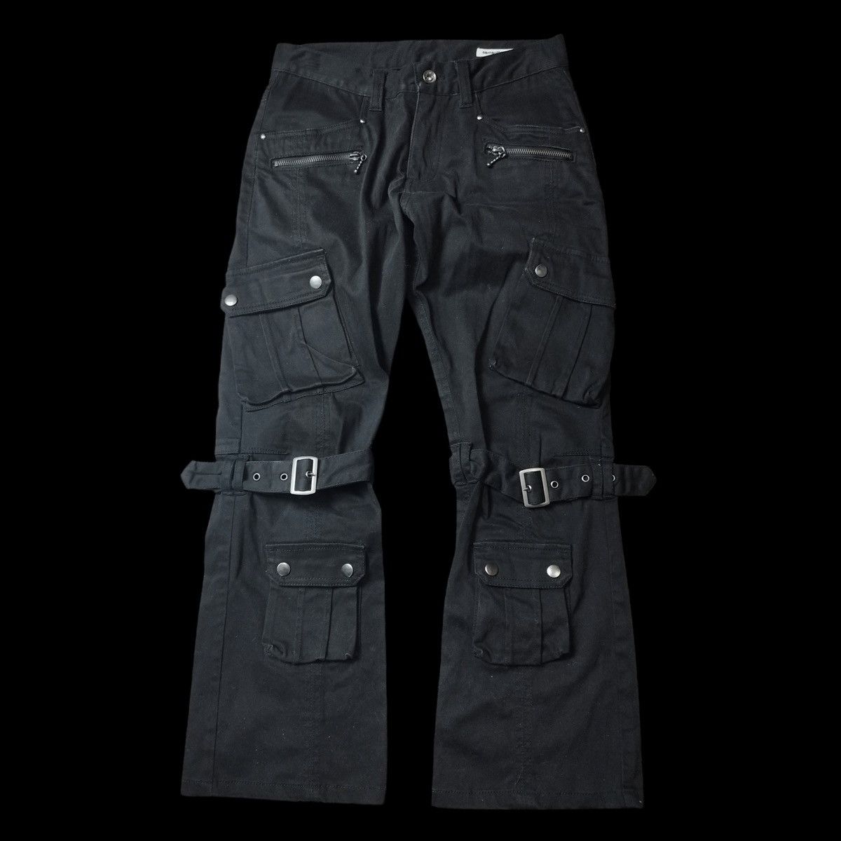 Japanese Brand × semanticdesign Semantic design multipocket avantgarde flaired bondage pants Size US 29 - 1 Thumbnail