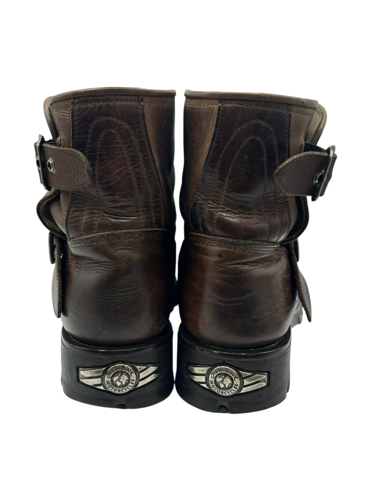 New Rock Vintage New Rock leather biker boots Size 39 Size US 9 / IT 39 - 3 Thumbnail