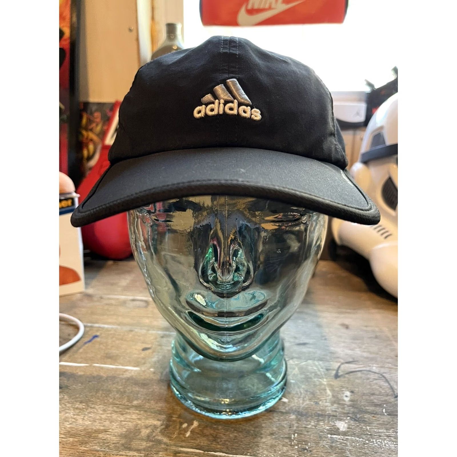 Adidas Adidas Cap Hat Mens Adjustable Black Running Adizero ClimateCool Strap Back Size ONE SIZE - 2 Thumbnail