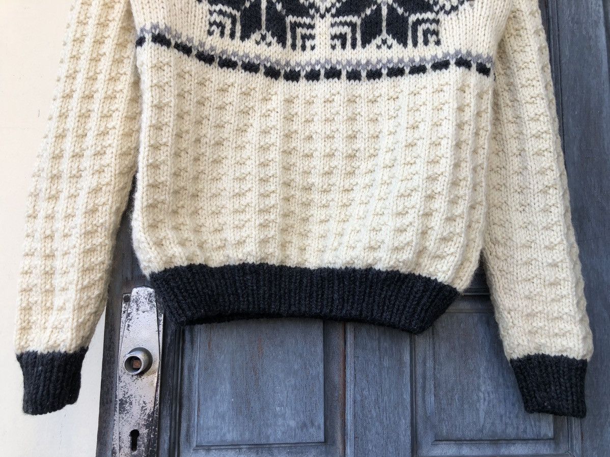Vintage Sweet Grandma Handmade Knit With Snow Graphic on Both Side Size US S / EU 44-46 / 1 - 16 Thumbnail