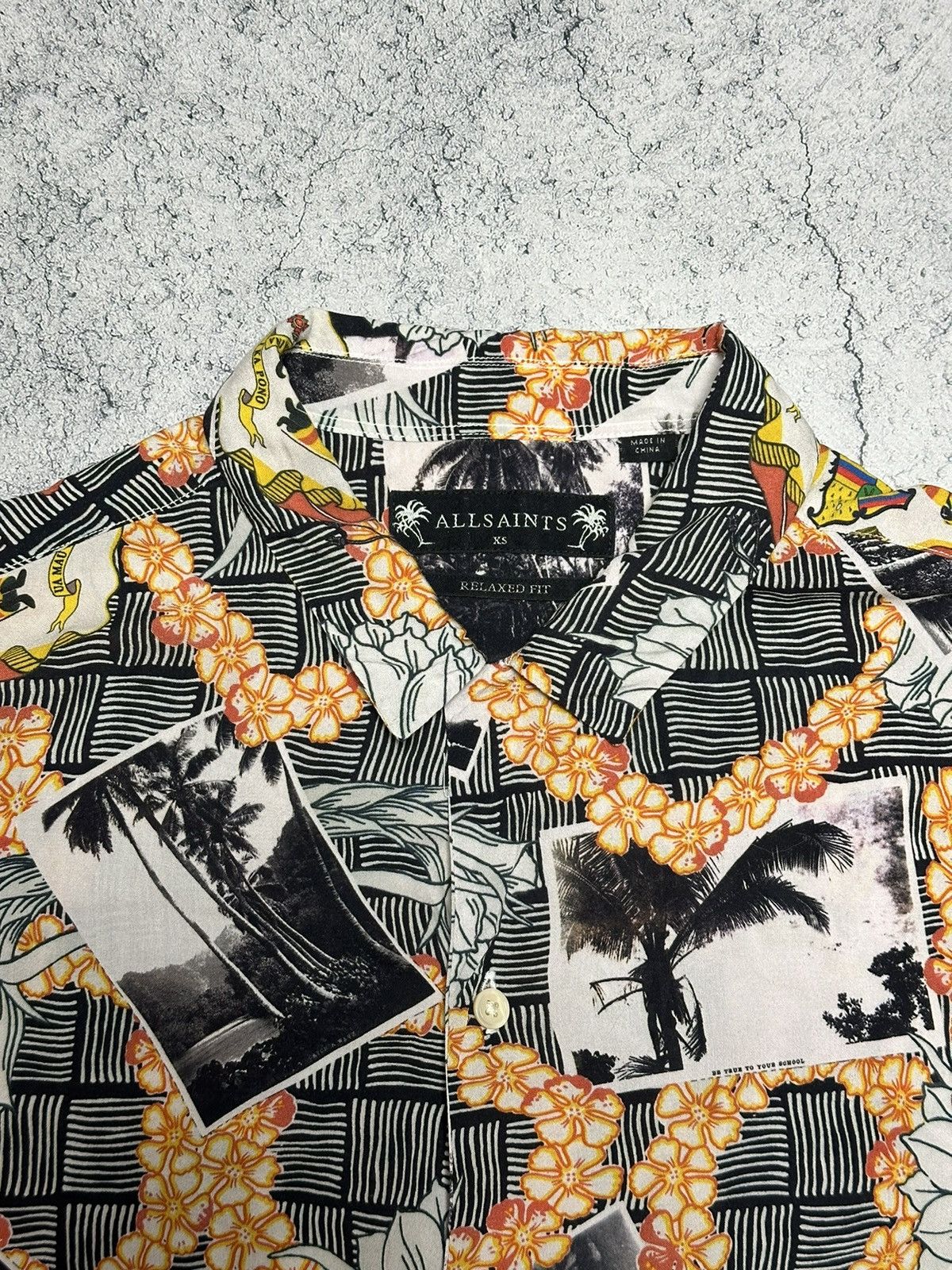 Allsaints Allsaints Vista Hawaiian Print Shirt Size US S / EU 44-46 / 1 - 5 Thumbnail
