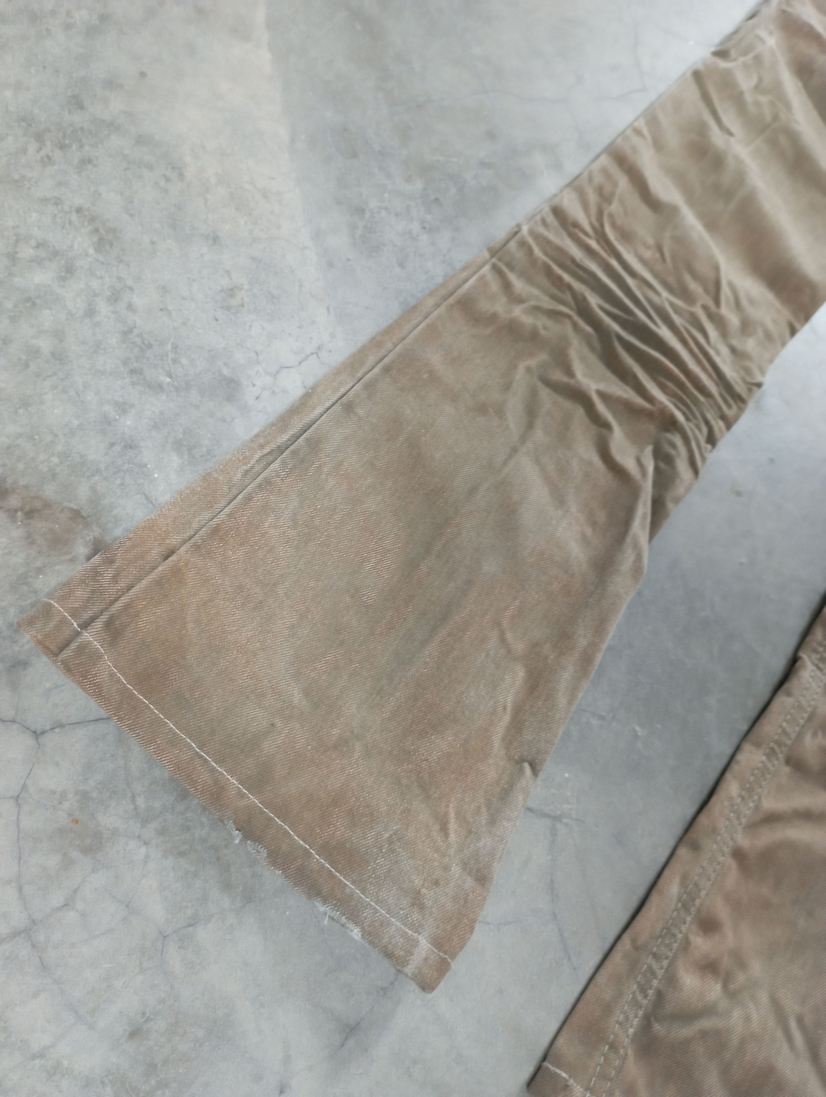 Tornado Mart Flare Jeans Made In Italy Crazy Mud lightning Wash G Brand Size 24" / US 00 / IT 34 - 12 Thumbnail