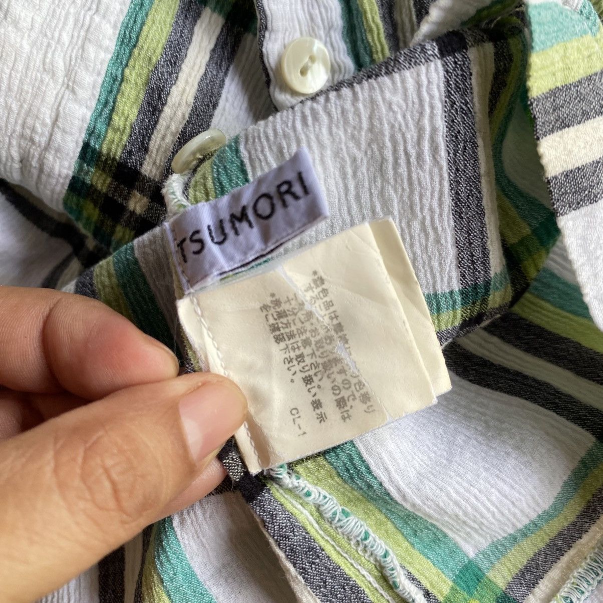 Tsumori Chisato Tsumori Chisato Plaid Long Sleeve Button-Up Shirt Size XS / US 0-2 / IT 36-38 - 15 Thumbnail