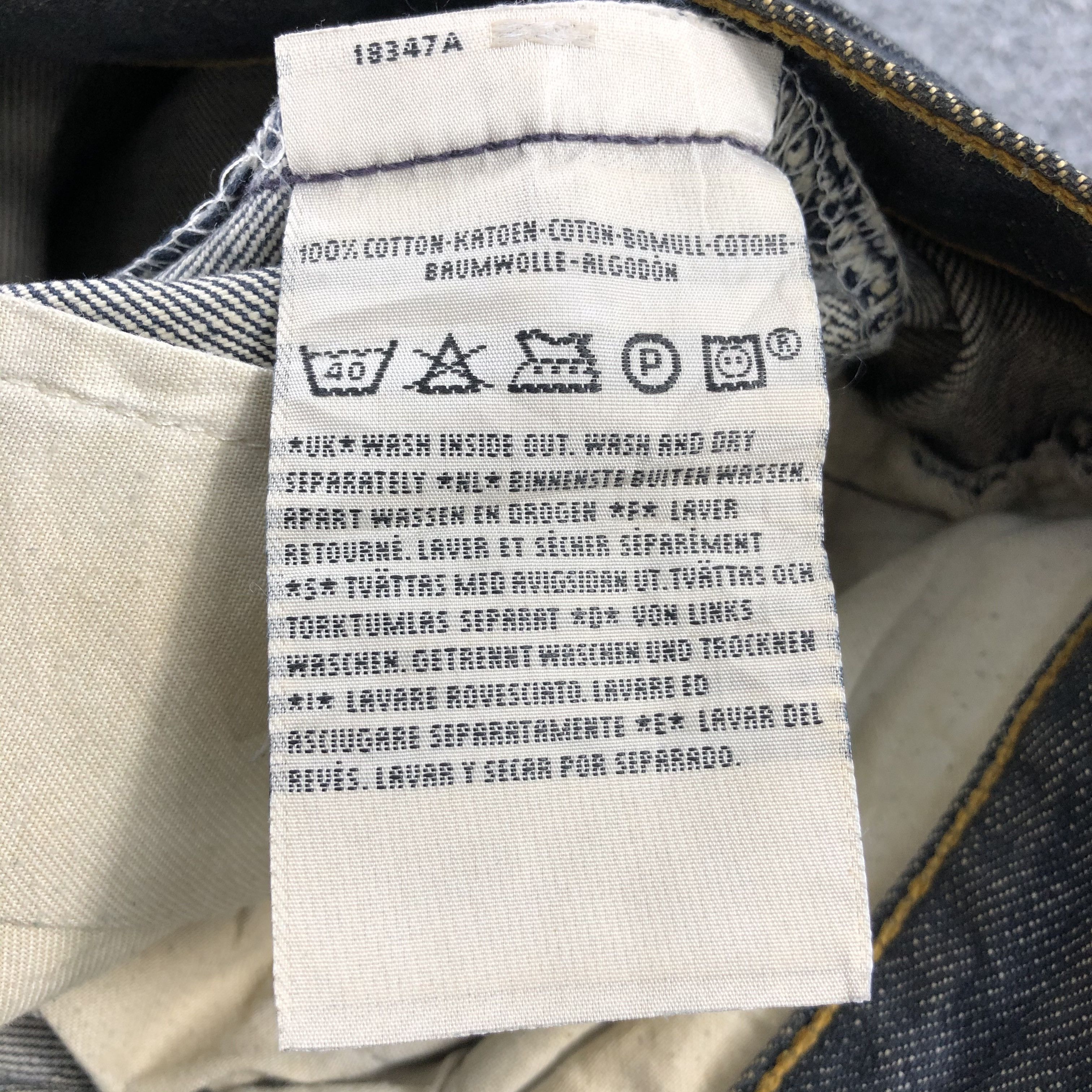 Levi's Vintage 90s Distress Levis 501 Jeans-JM1516 Size US 30 / EU 46 - 10 Thumbnail