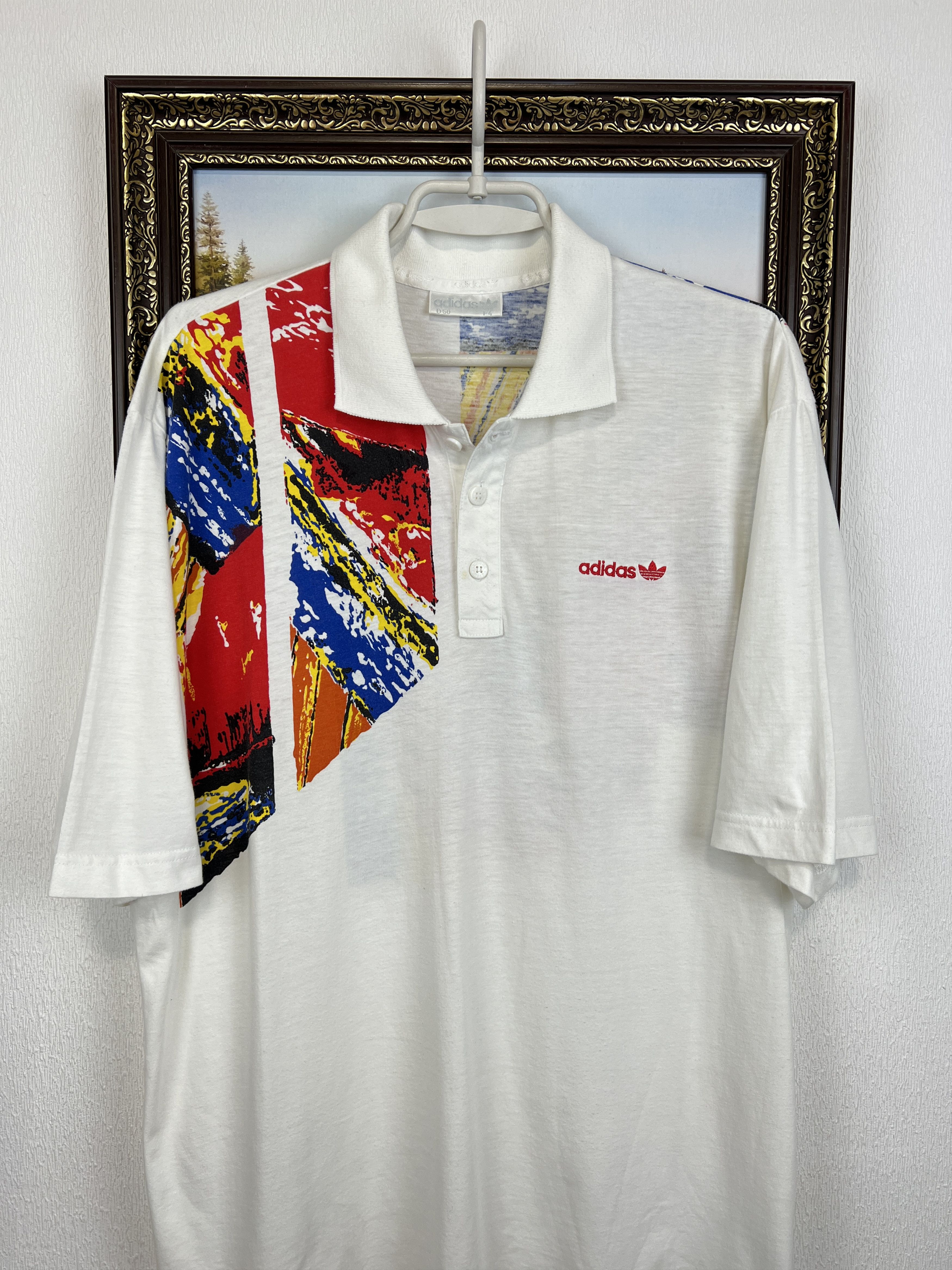 Adidas Vintage 90's Edberg Lendl Agassi Tennis Polo Shirt Jersey Size US M / EU 48-50 / 2 - 2 Thumbnail