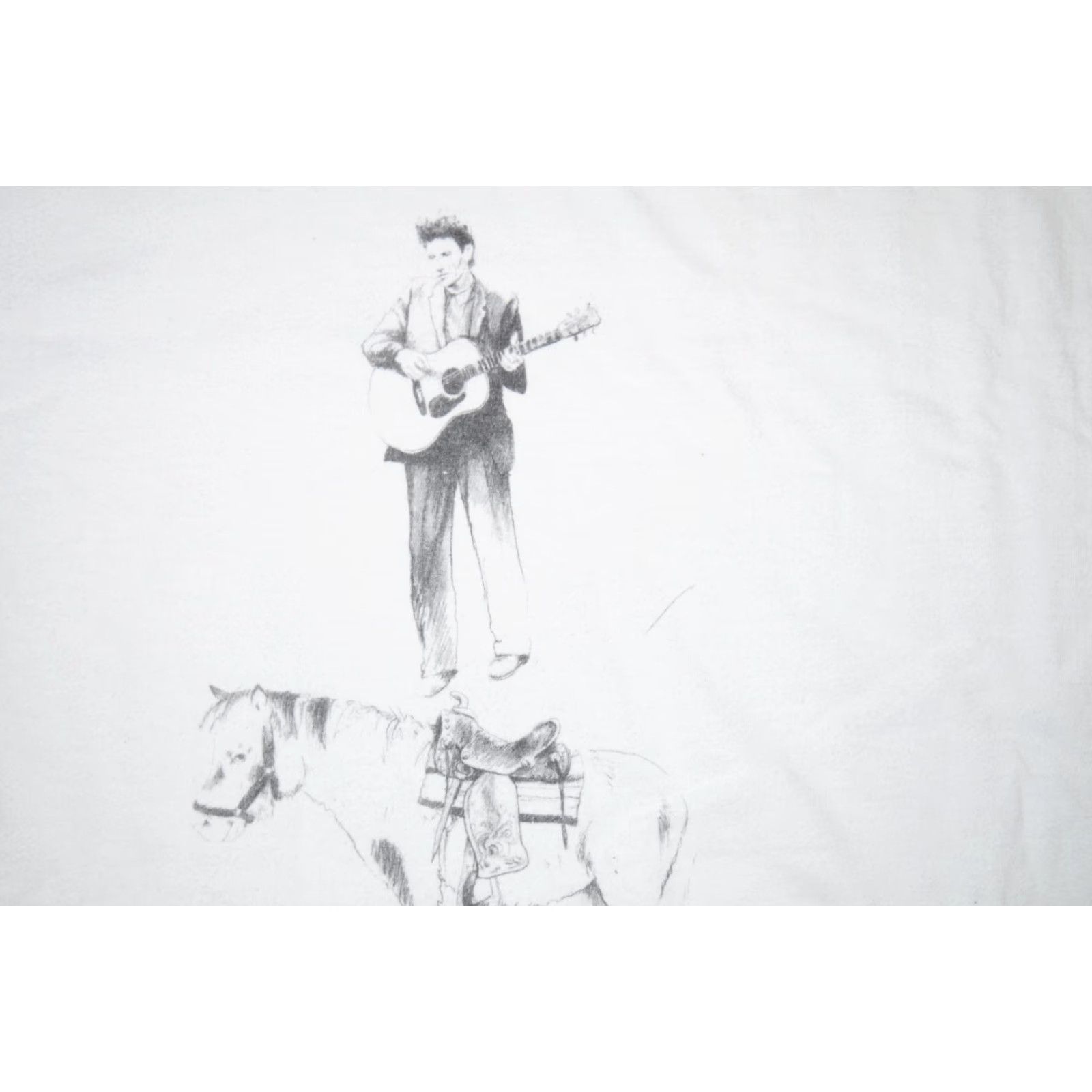 Hanes VINTAGE LYLE LOVETT IF I HAD A BOAT T-SHIRT Mens L White Country 80s 90s Music Size US L / EU 52-54 / 3 - 2 Thumbnail