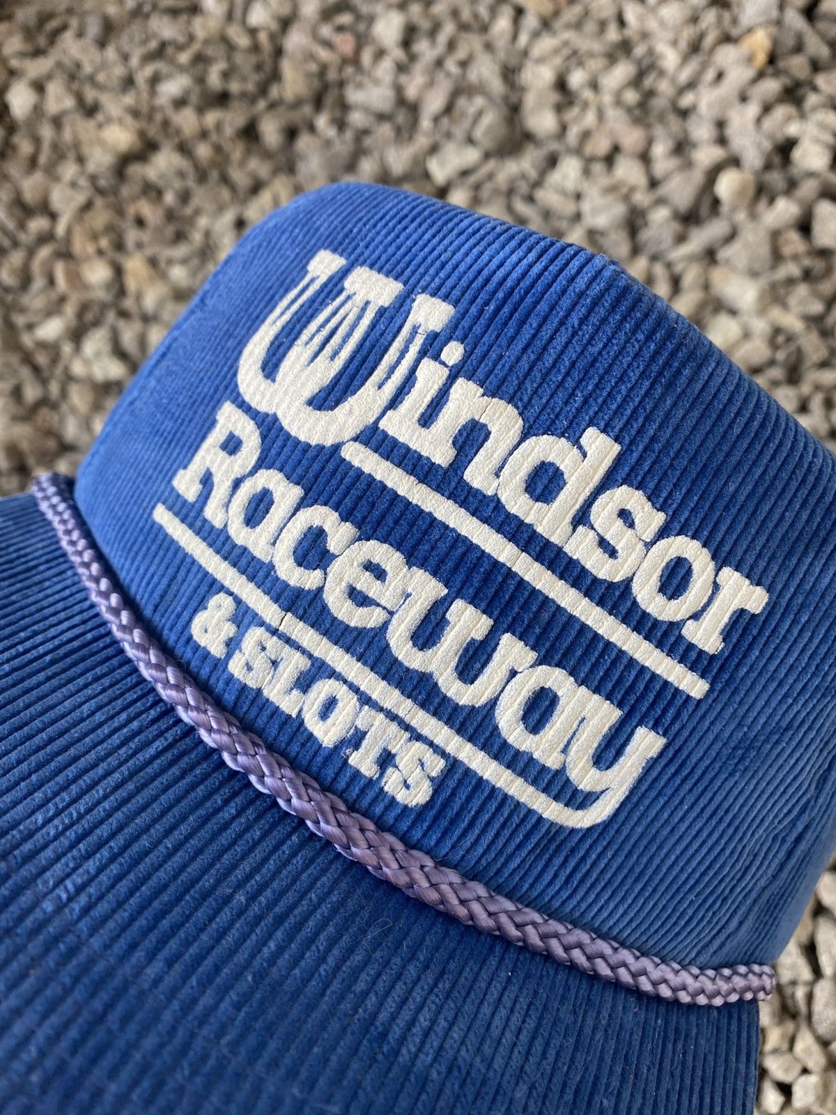 Vintage Vintage Windsor Raceway Corduroy Snapback Hat Size ONE SIZE - 7 Thumbnail
