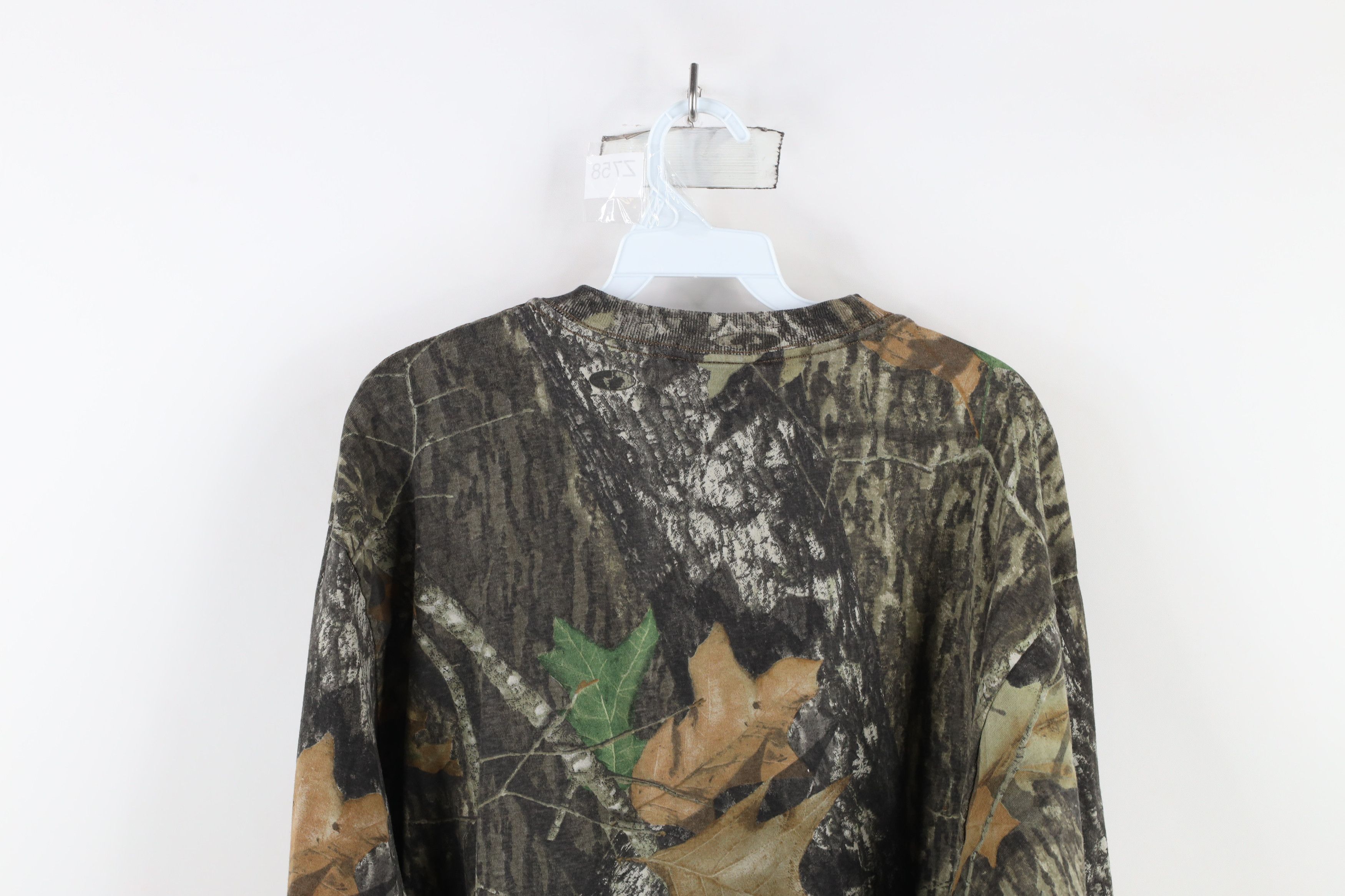 Vintage Vintage 90s Jerzees Camouflage Long Sleeve T-Shirt Cotton Size US L / EU 52-54 / 3 - 7 Thumbnail