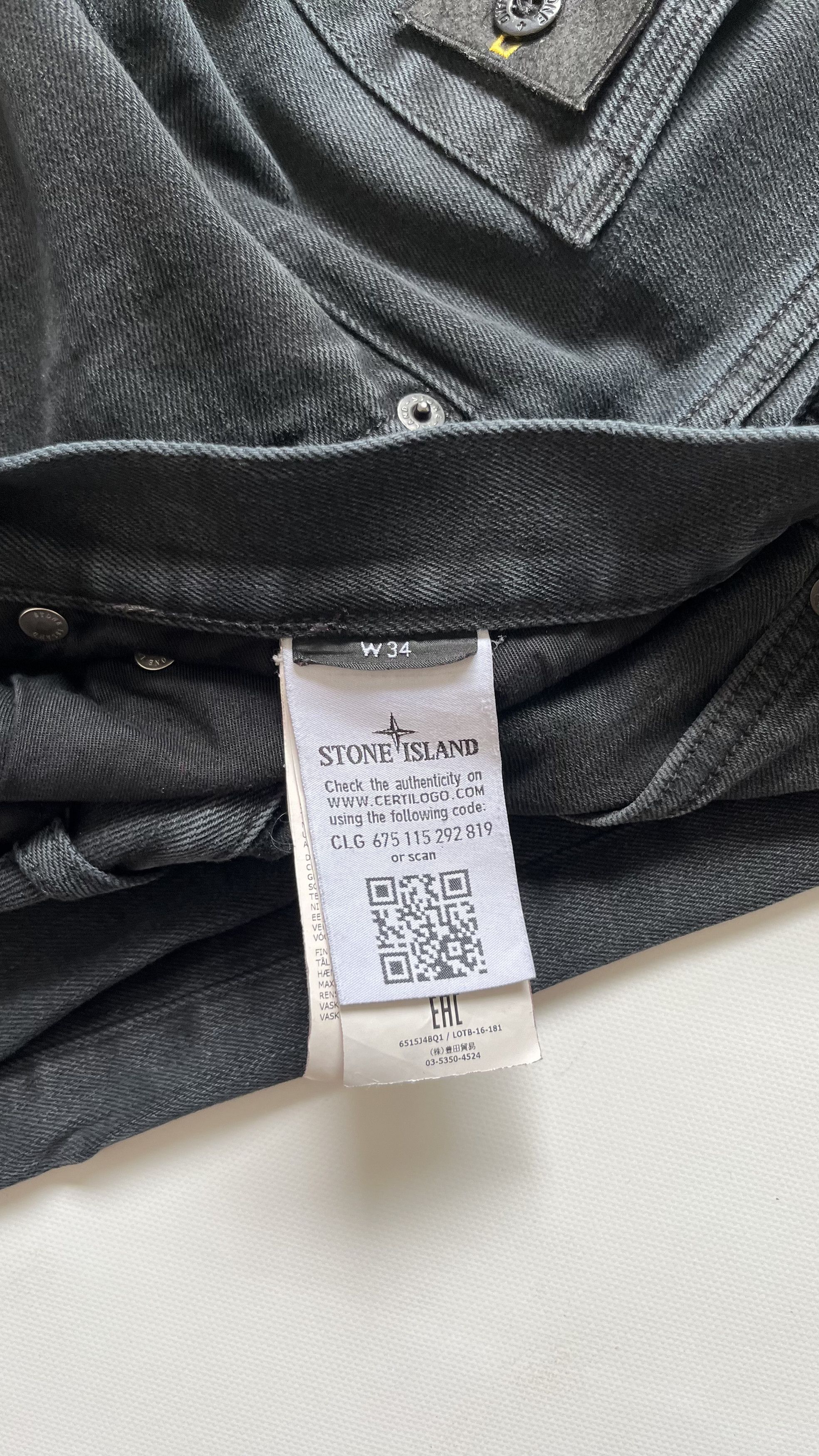 Stone Island Stone Island 2016 Denim Jean Size US 34 / EU 50 - 4 Thumbnail