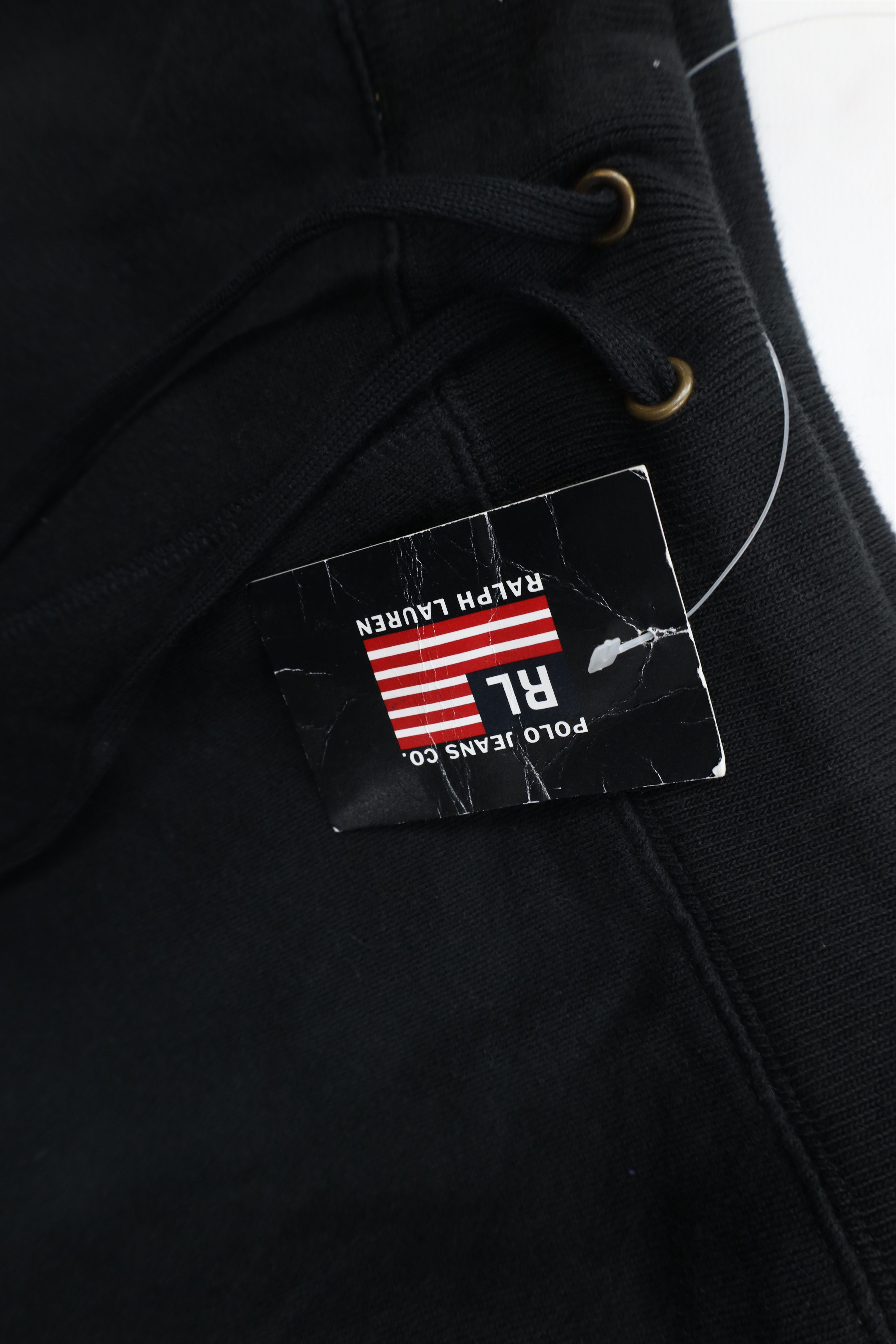 Polo Ralph Lauren Deadstock Vintage Ralph Lauren Wide Leg Sweatpants Black Size US 40 / EU 56 - 7 Thumbnail