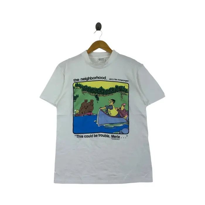 Vintage Vintage 1986 THE NEIGHBORHOOD Jerry Van Amerongen Tee Shirt Size US M / EU 48-50 / 2 - 1 Thumbnail