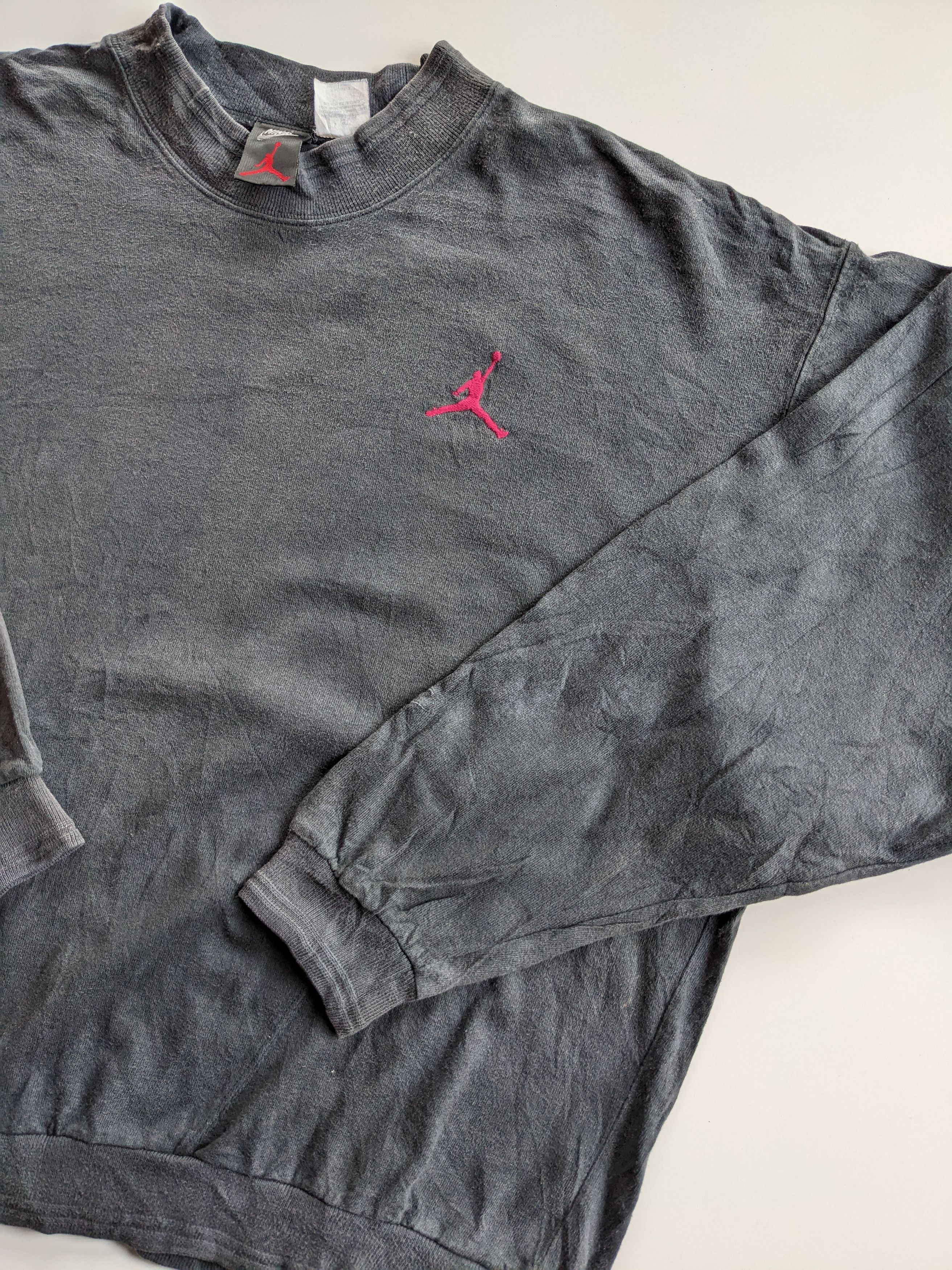 Jordan Brand × Nike × Vintage Vintage 90s Nike Air Jordan sweatshirt Size US XL / EU 56 / 4 - 2 Thumbnail