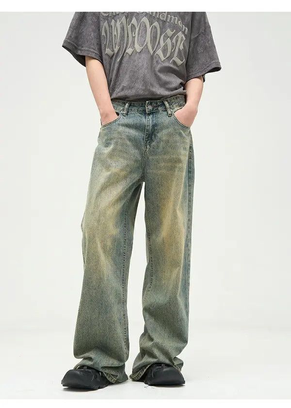 VIBE distressed grunge damaged flared jeans Size US 30 / EU 46 - 4 Thumbnail