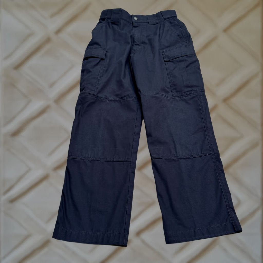 Vintage 5.11 Tactical Taclite Cargo Straight Pants Mens M Navy Blue Regular Size US 31 - 1 Thumbnail