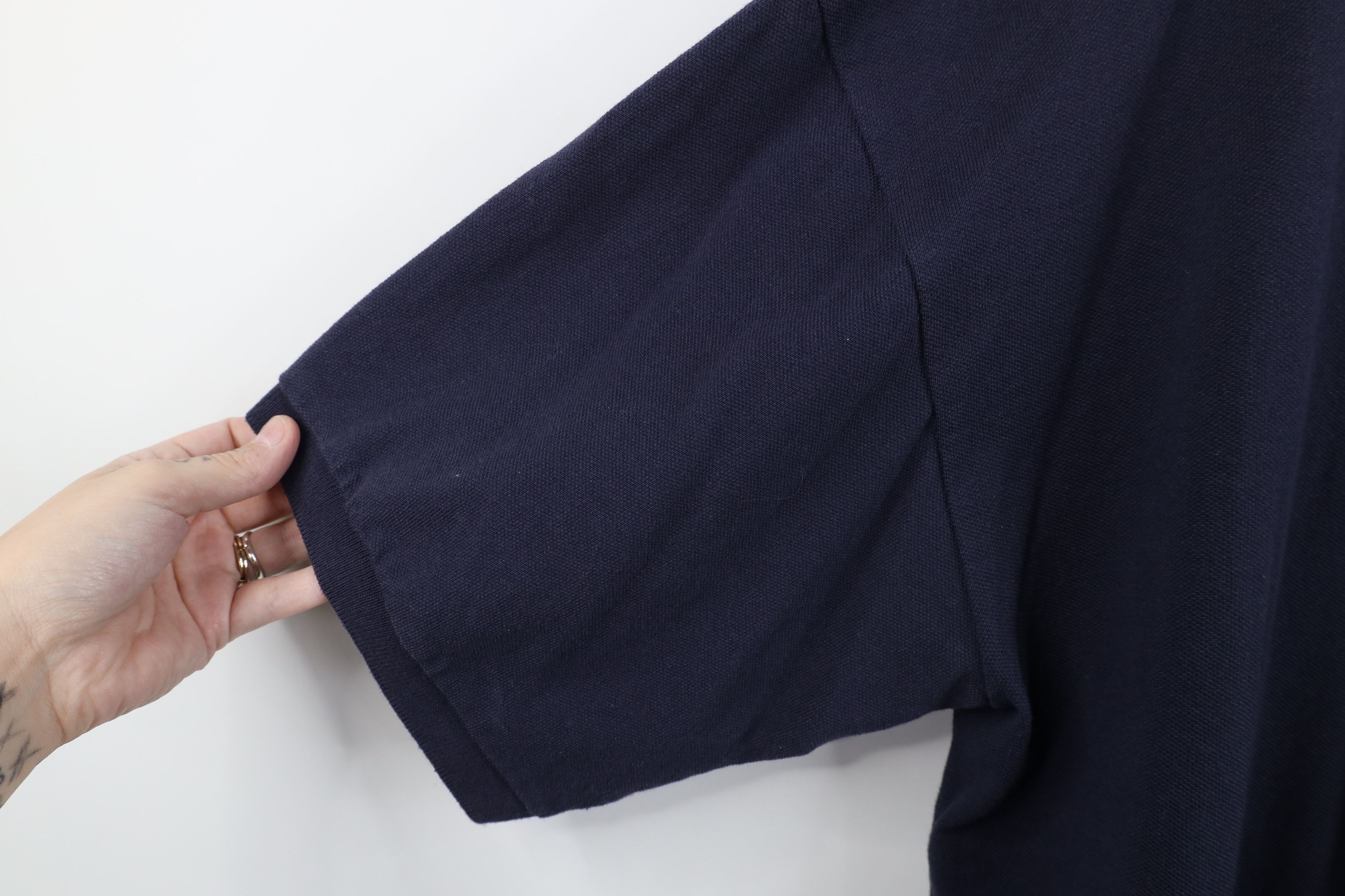 Vintage Vintage 90s University of Michigan Golf Polo Shirt Blue Size US XXL / EU 58 / 5 - 8 Thumbnail