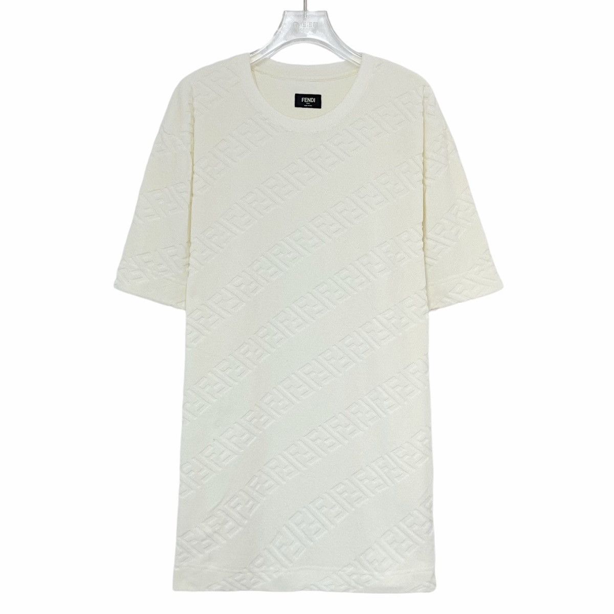Fendi Fendi All-over Letter Print Short Sleeve T-shirt K26WX Size US M / EU 48-50 / 2 - 1 Thumbnail
