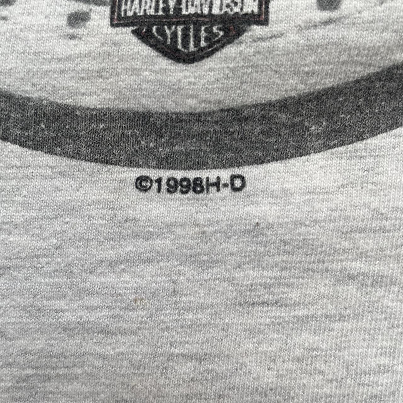 Harley Davidson × Vintage Vintage 90s Harley Davidson Classic White Single Stitch Tee Size US XL / EU 56 / 4 - 4 Thumbnail