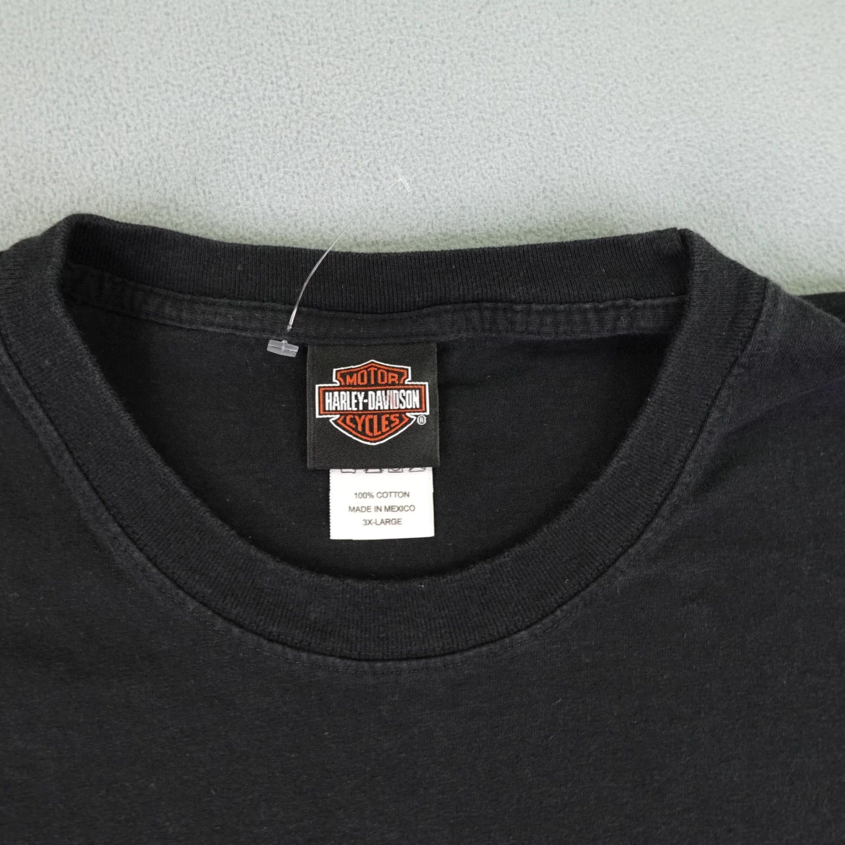 Harley Davidson HARLEY-DAVIDSON Graphic Print Shirt Mens 3XL Black Biker Motorcycle USA Flag Size US XXL / EU 58 / 5 - 3 Thumbnail