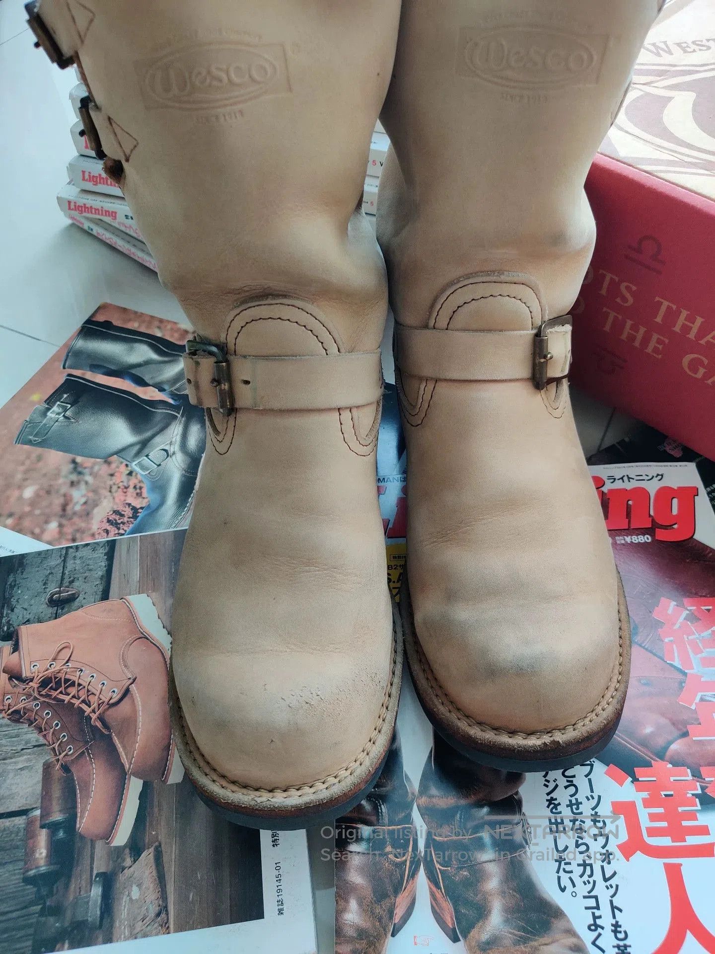 WESCO Wesco Boss Engineer Boots in Natural Color. Size US 7.5 / EU 40-41 - 6 Thumbnail