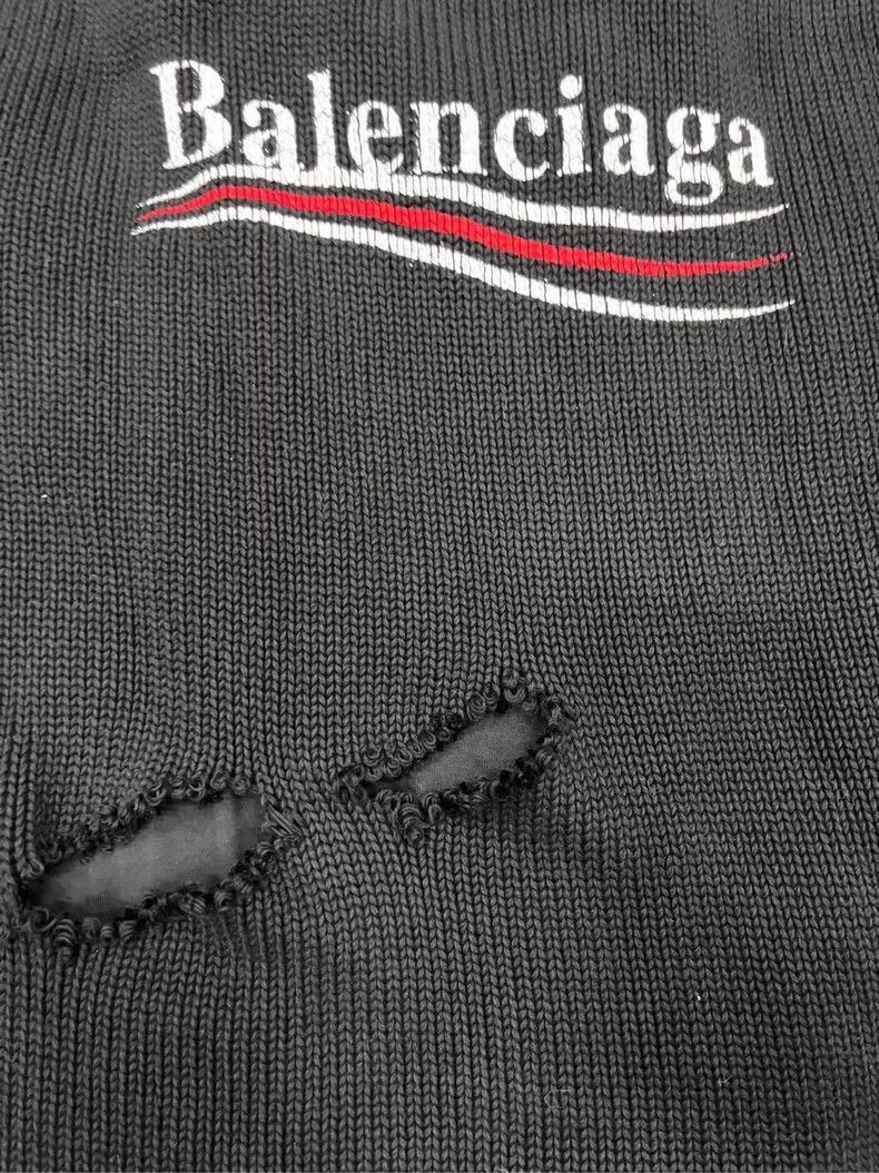 Balenciaga Balenciaga Classic Logo Embroidered Hoodie Sweater-2505 Size US XS / EU 42 / 0 - 4 Thumbnail