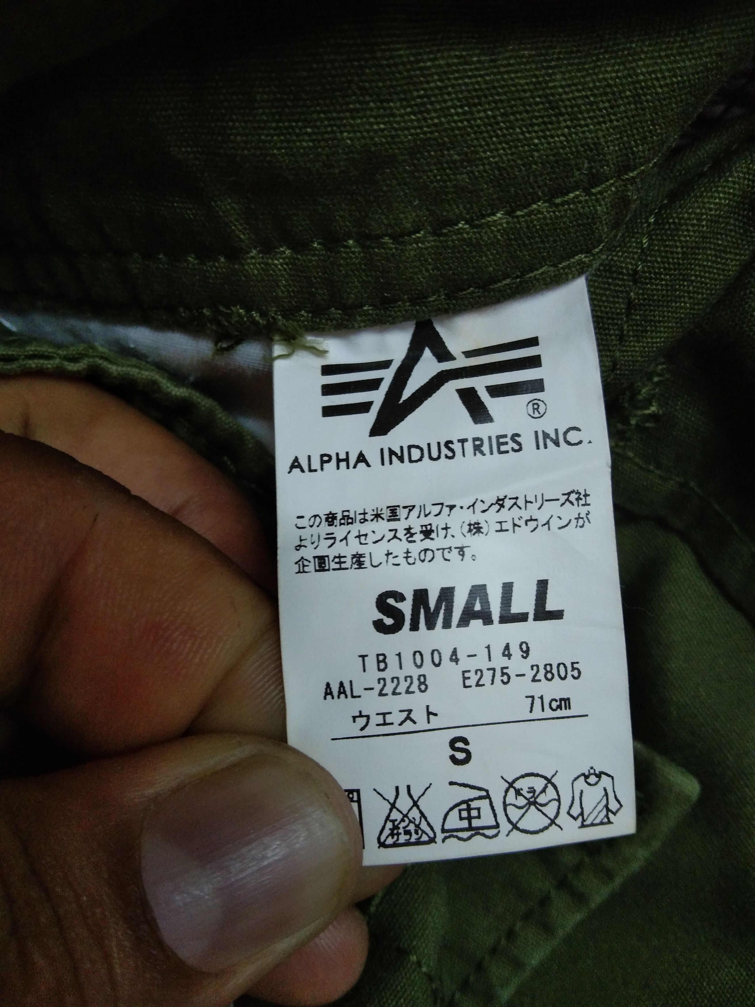 Alpha Industries VINTAGE ALPHA INDUSTRIES 8 POCKETS CARGO PANT. Size US 30 / EU 46 - 15 Thumbnail