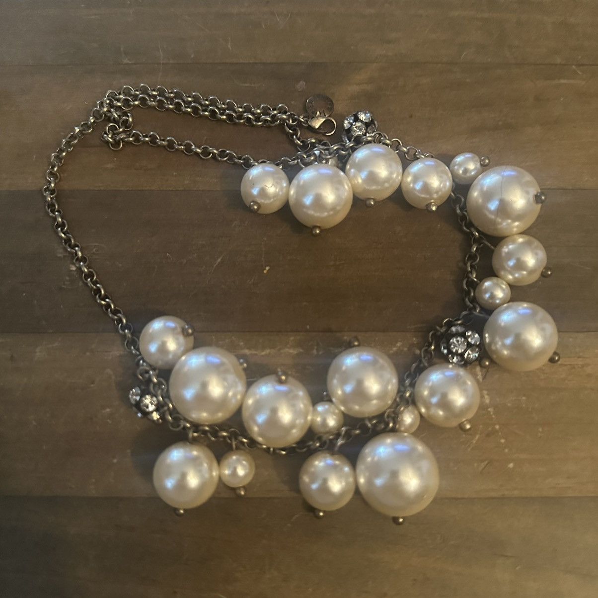J.Crew J.Crew cluster pearls and disco balls statement necklace Size ONE SIZE - 5 Thumbnail