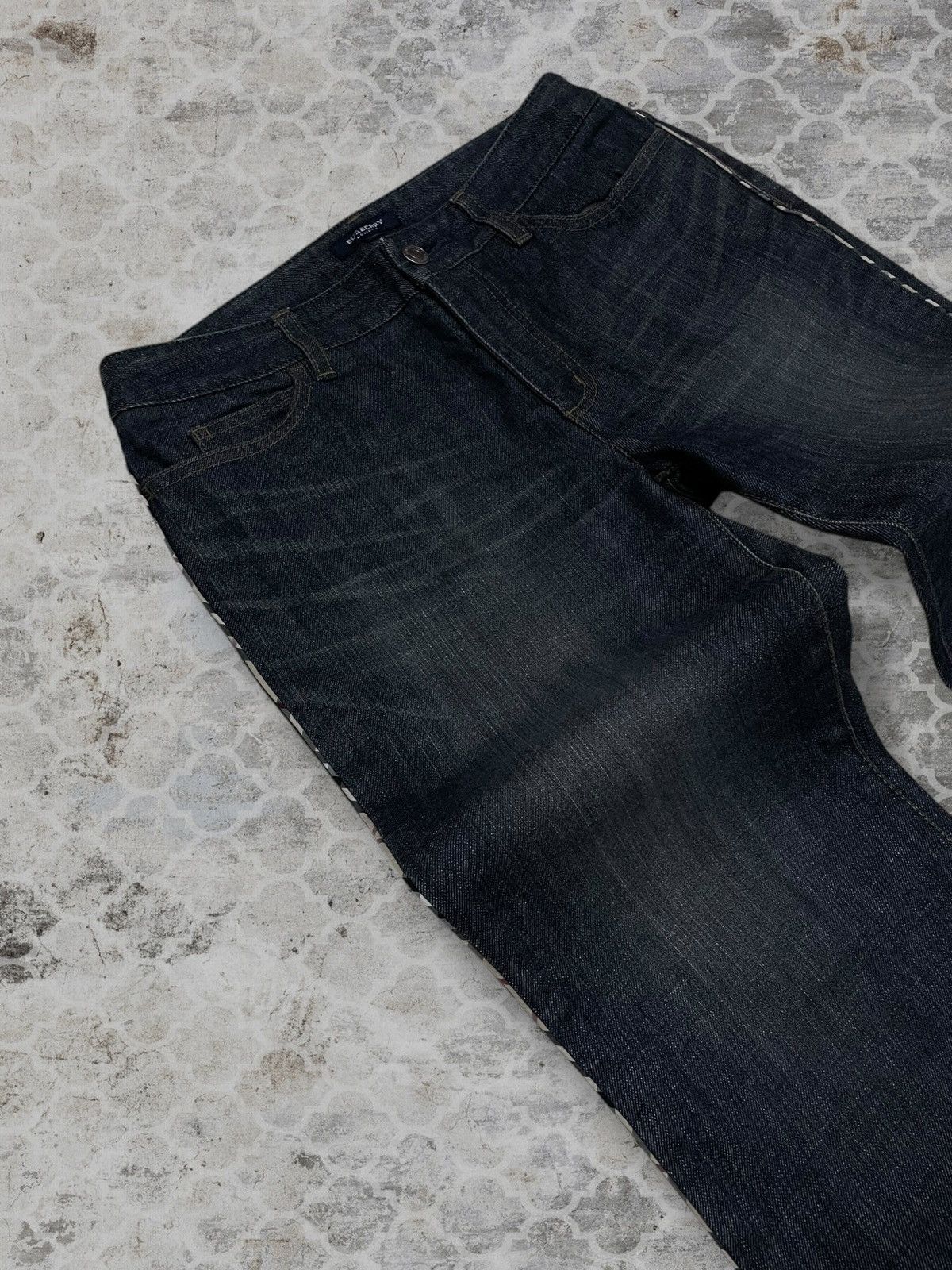 Burberry Vintage 1990s Authentic Designer Burberry London Flared Size US 28 / EU 44 - 7 Thumbnail