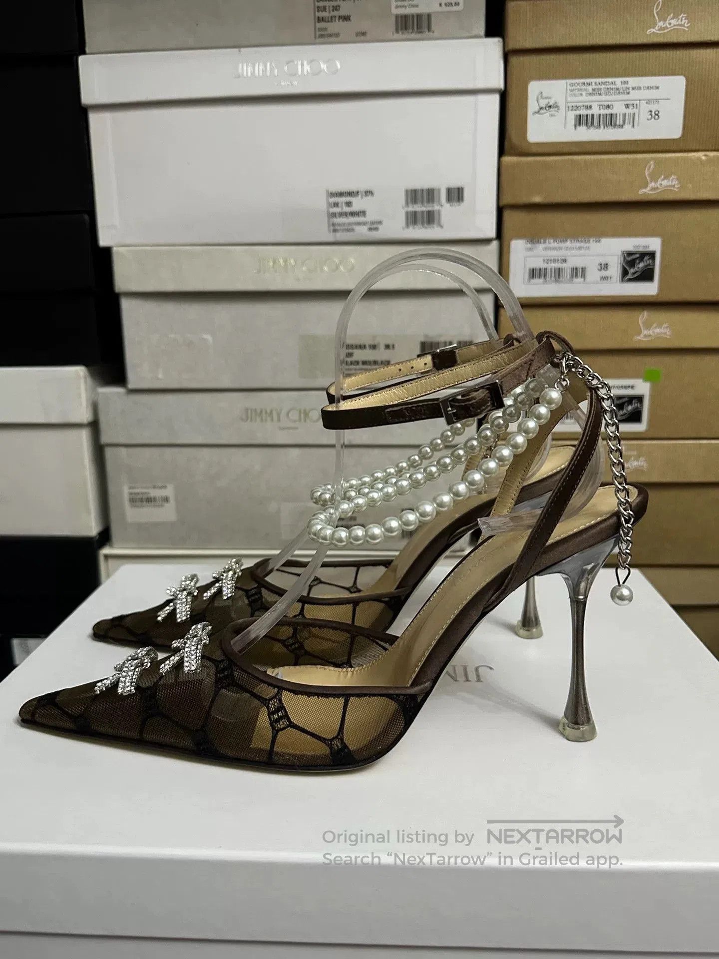 MACH & MACH MACH&MACH Bow High Heels. Size US 6.5 / IT 36.5 - 3 Thumbnail