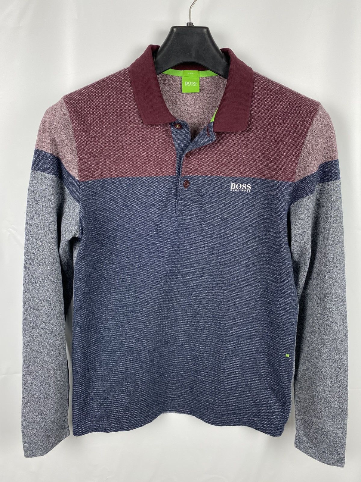 Hugo Boss Hugo Boss Collared Cotton Polo Longsleeve size M Slim Size US M / EU 48-50 / 2 - 1 Thumbnail