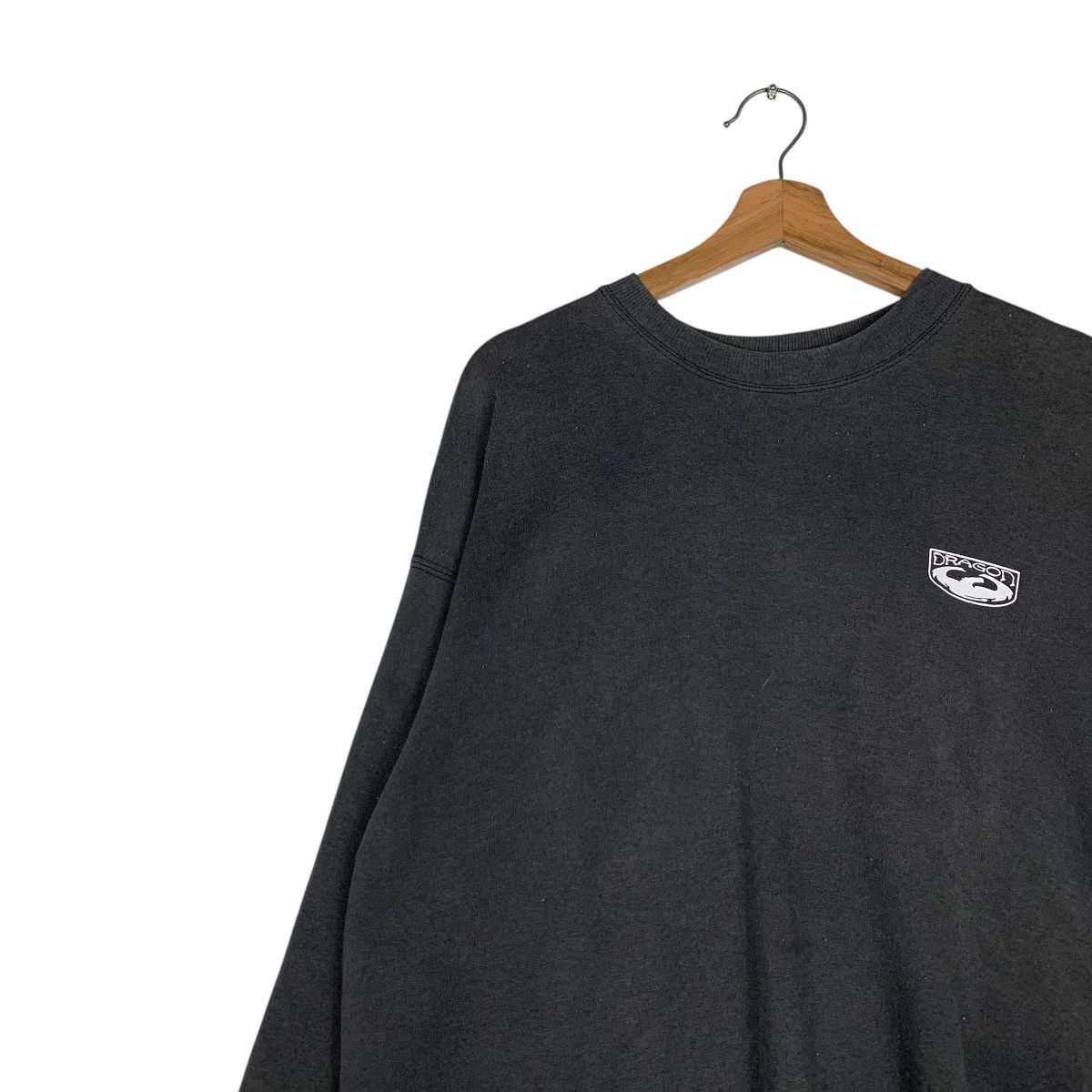 Hanes DRAGON OPTICAL Big Logo Skateboards Sweatshirt #1492-C67 Size US L / EU 52-54 / 3 - 8 Thumbnail