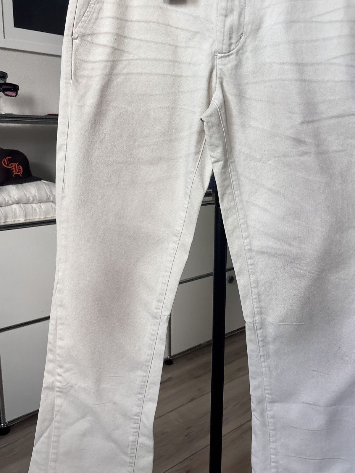 Gallery Dept. GALLERY DEPT | DISTRESSED CHINO LOGO FLARE JEANS Size US 29 - 4 Thumbnail