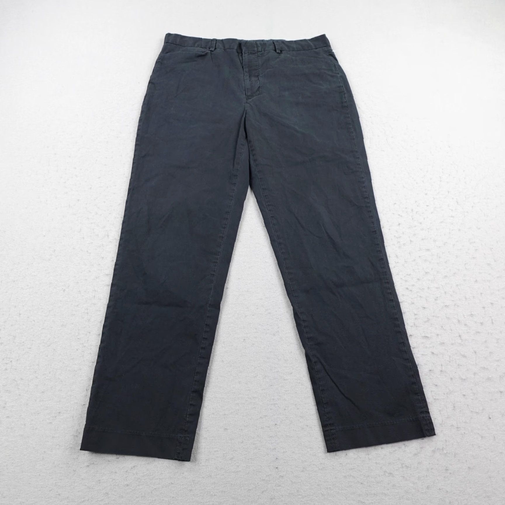 Polo Ralph Lauren VINTAGE Polo Ralph Lauren Pants Mens 34x30 Chino Blue 90s Hook Eye Trousers Flat Front Pockets 29in Inseam Regular 34x30 Men Blue Chino Pants Size US S / EU 44-46 / 1 - 2 Thumbnail