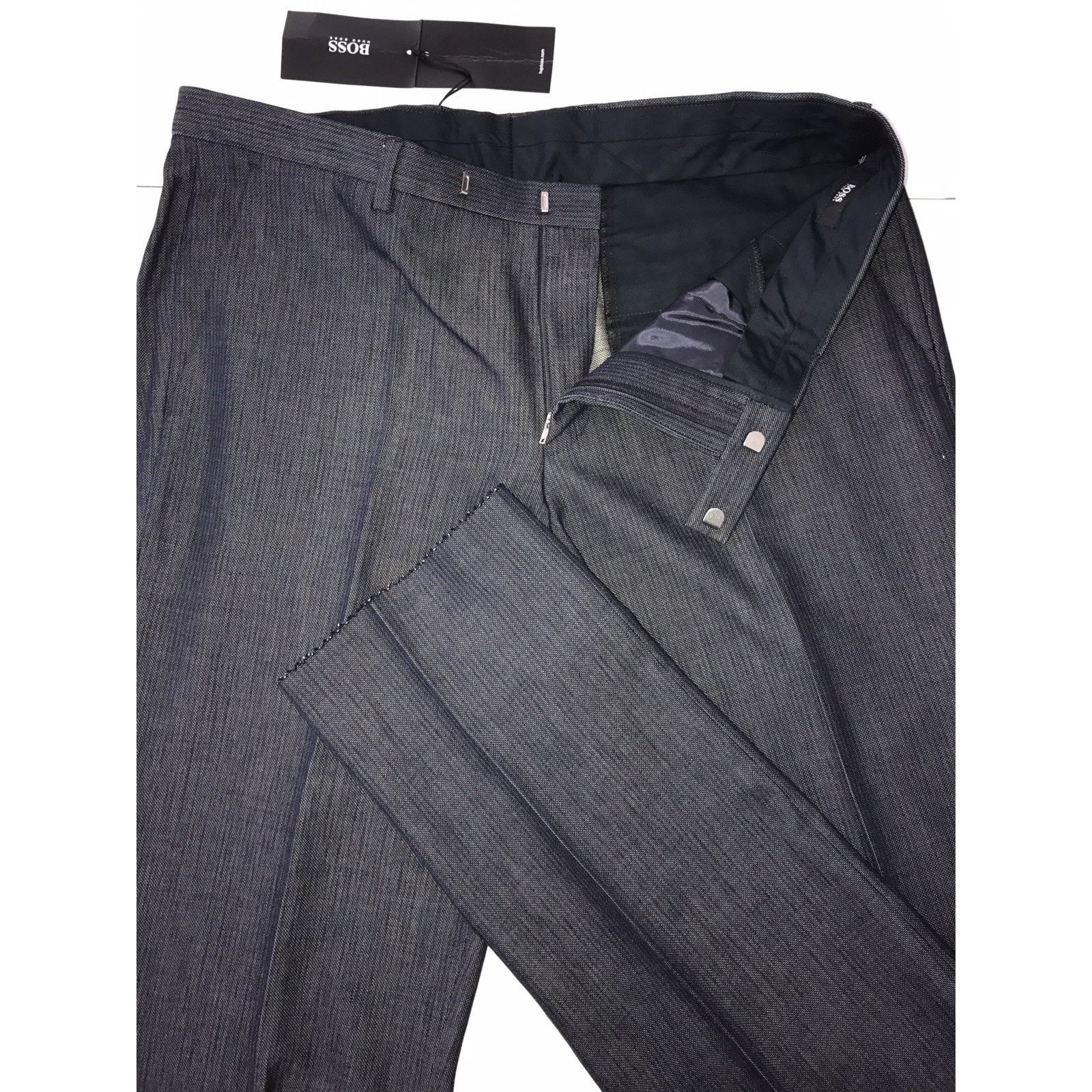 Hugo Boss Boss Hugo Boss Central Mens Navy Dress Pants Size 32R US Size US 32 / EU 48 - 5 Thumbnail