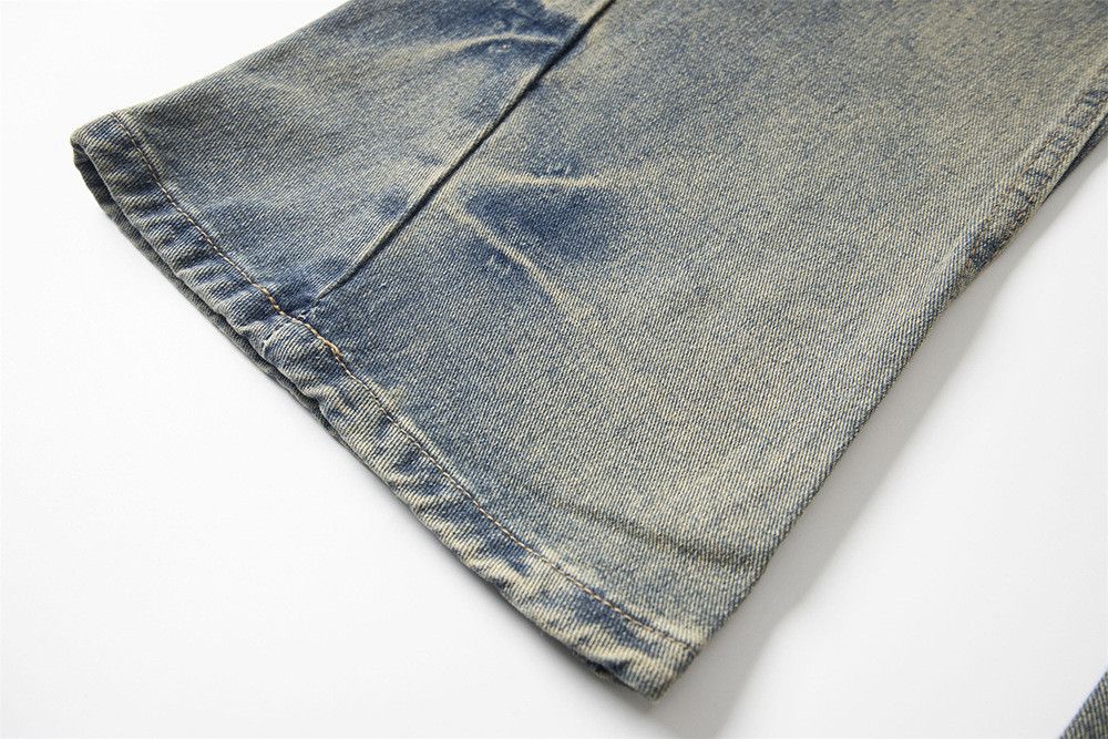 Vintage American retro straight leg cleanfit flared jeans Size US 32 / EU 48 - 5 Thumbnail