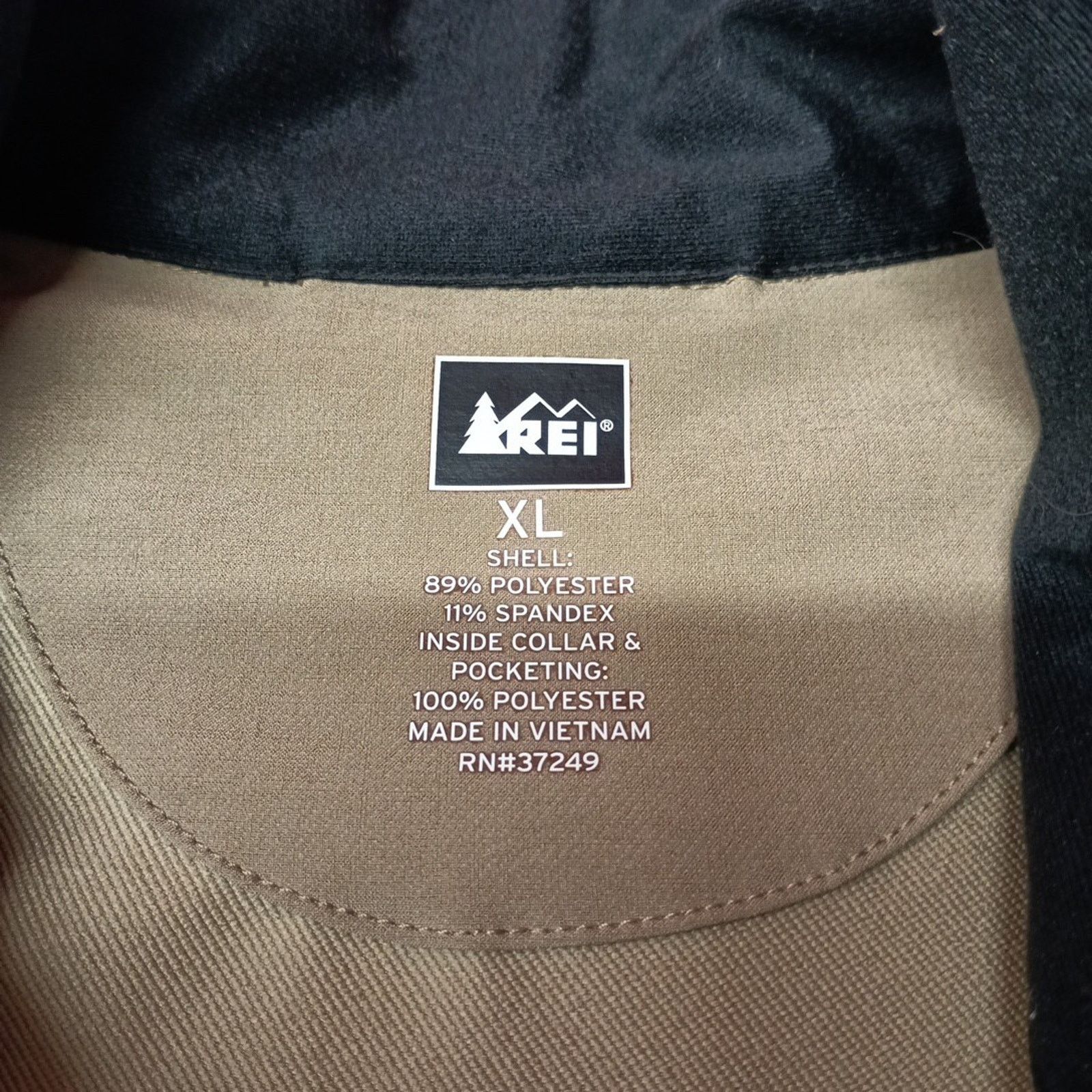 Rei REI Vest Outdoor Full Zip Men's Size XL XLarge Dark Khaki Size US XL / EU 56 / 4 - 3 Thumbnail