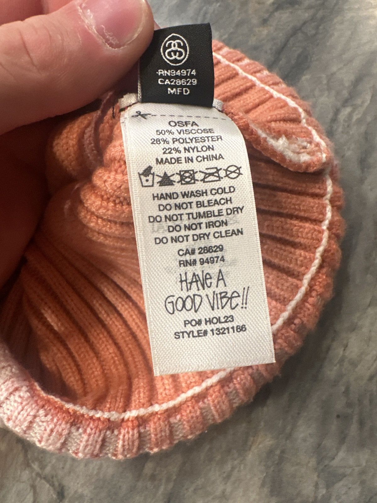 Stussy Stussy “Workgear” Orang Beanie Size ONE SIZE - 6 Thumbnail