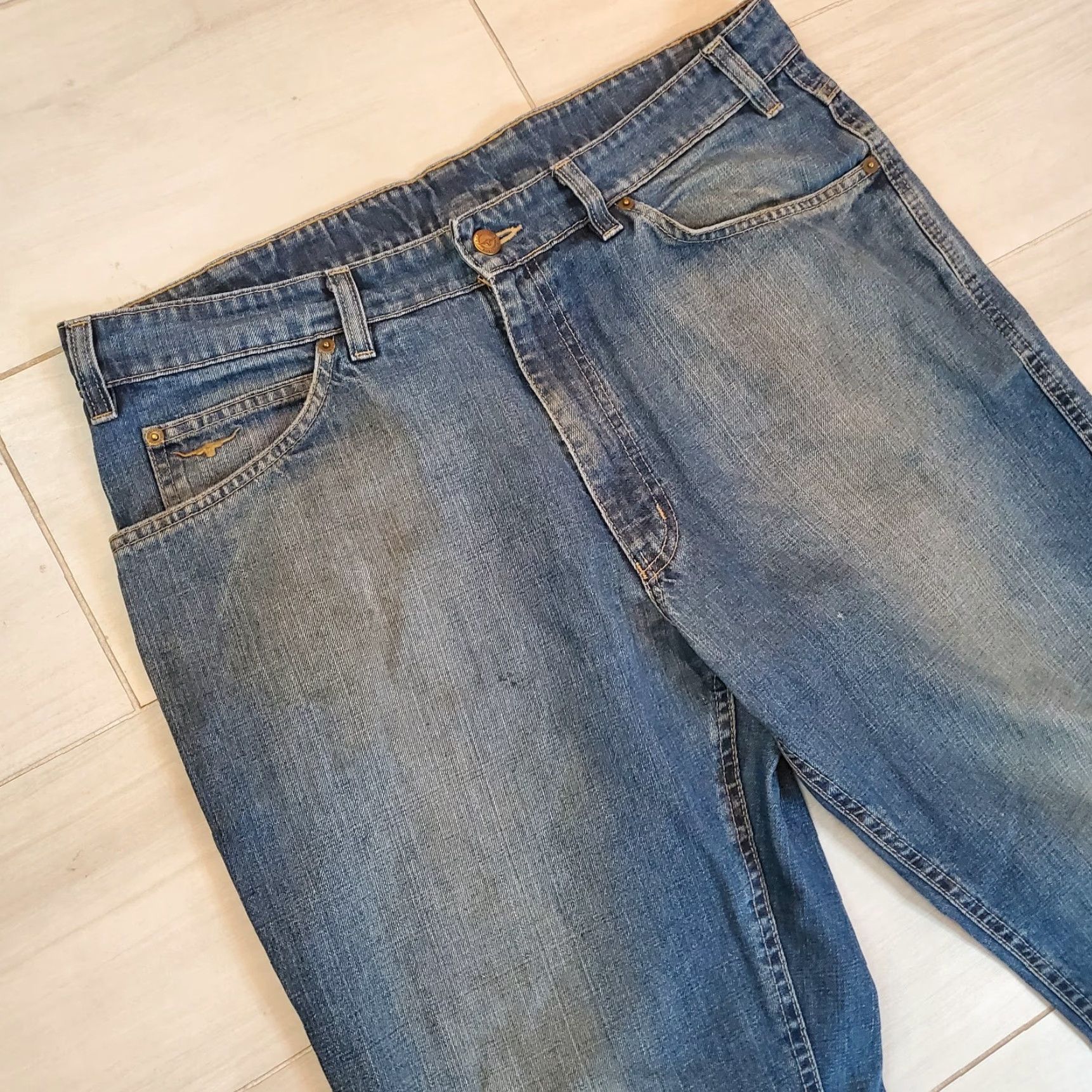 Vintage R.M. Williams Jeans 38 Regular Bootcut 5-Pocket Blue Cotton Made In Australia Mens Size US 38 / EU 54 - 4 Thumbnail