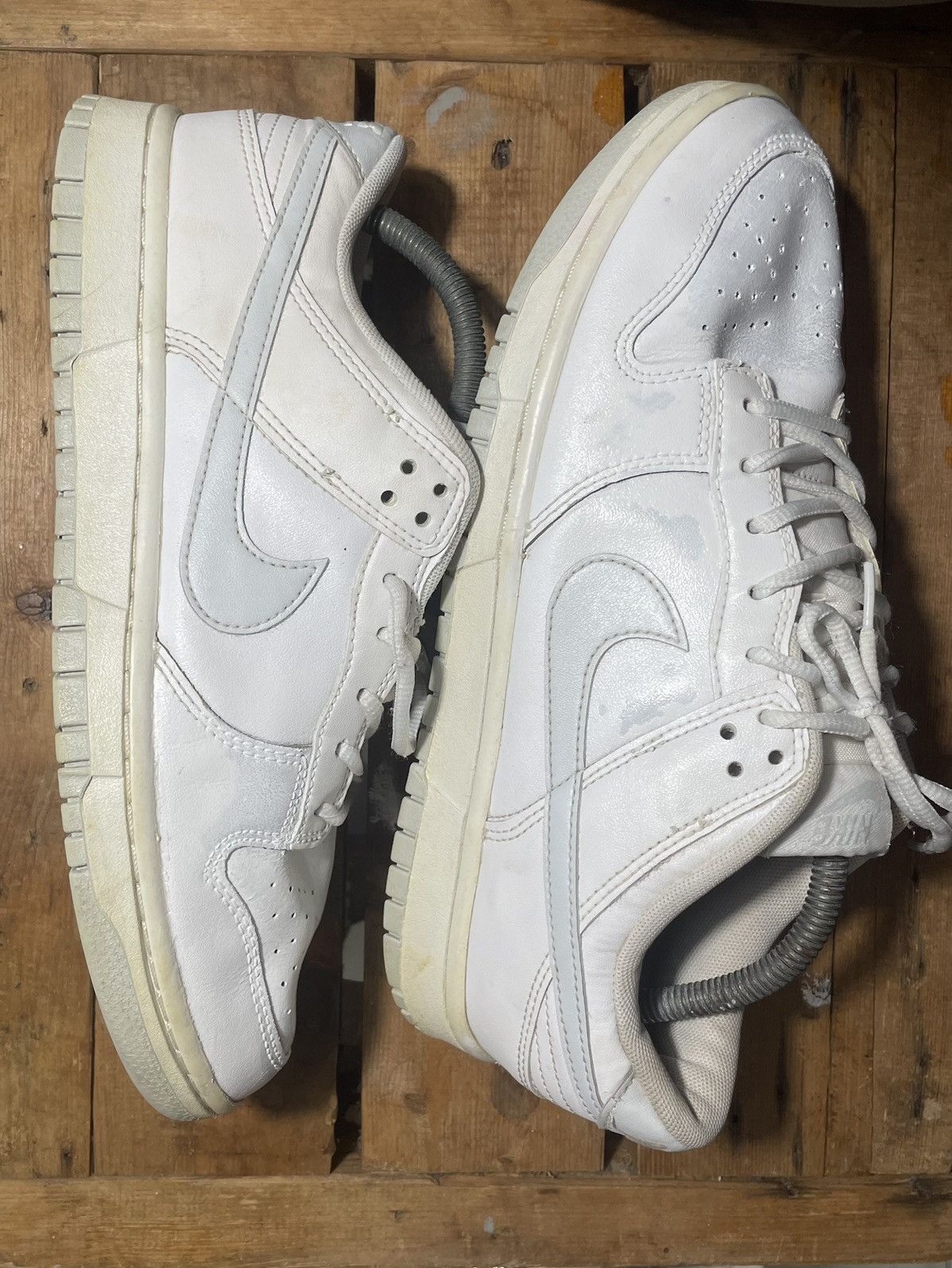 Nike Nike Dunk Low Retro White Pure Platinum Size US 9.5 / EU 42-43 - 1 Thumbnail