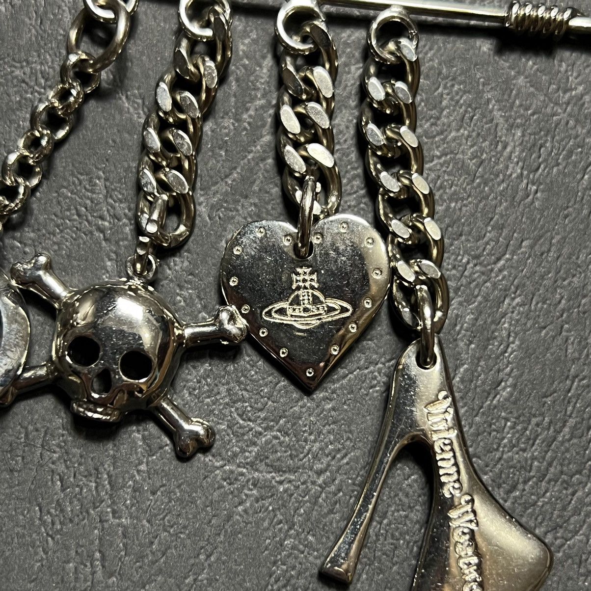 Vivienne Westwood Vivienne westwood Skull Hearts orb Clip | Grailed